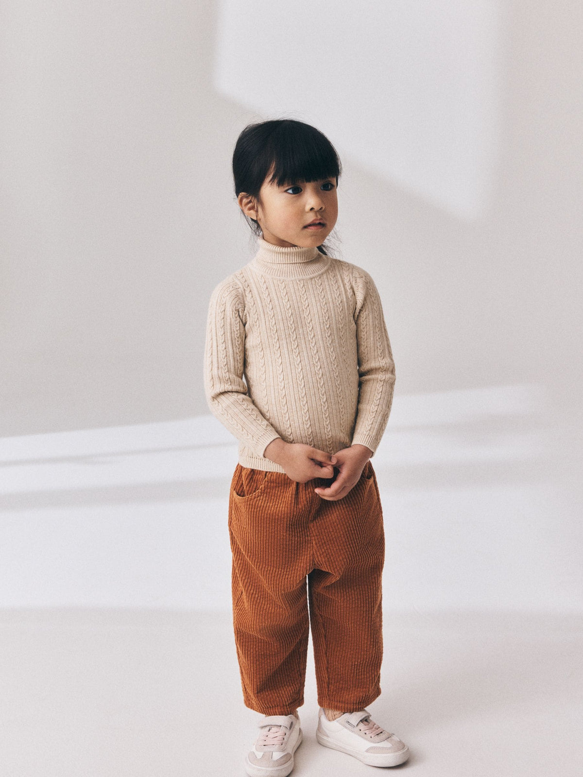 Oatmeal Roll Neck Jumper (3mths-10yrs)