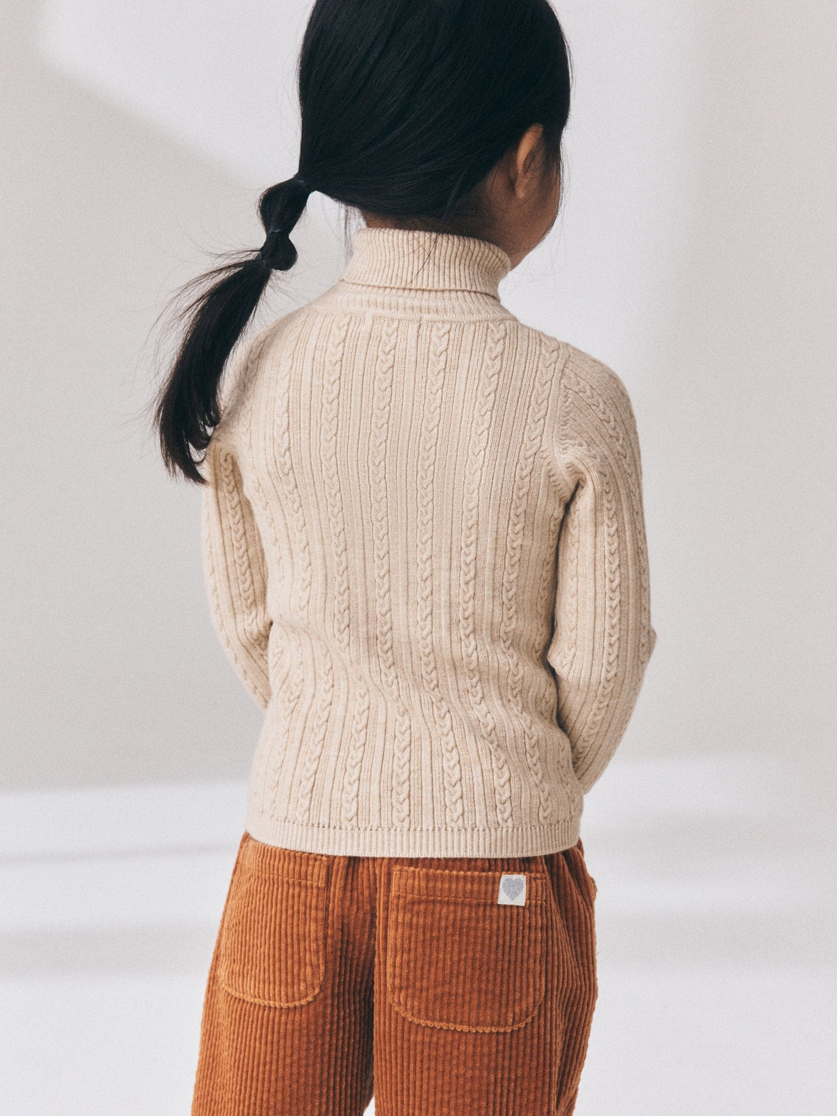 Oatmeal Roll Neck Jumper (3mths-10yrs)