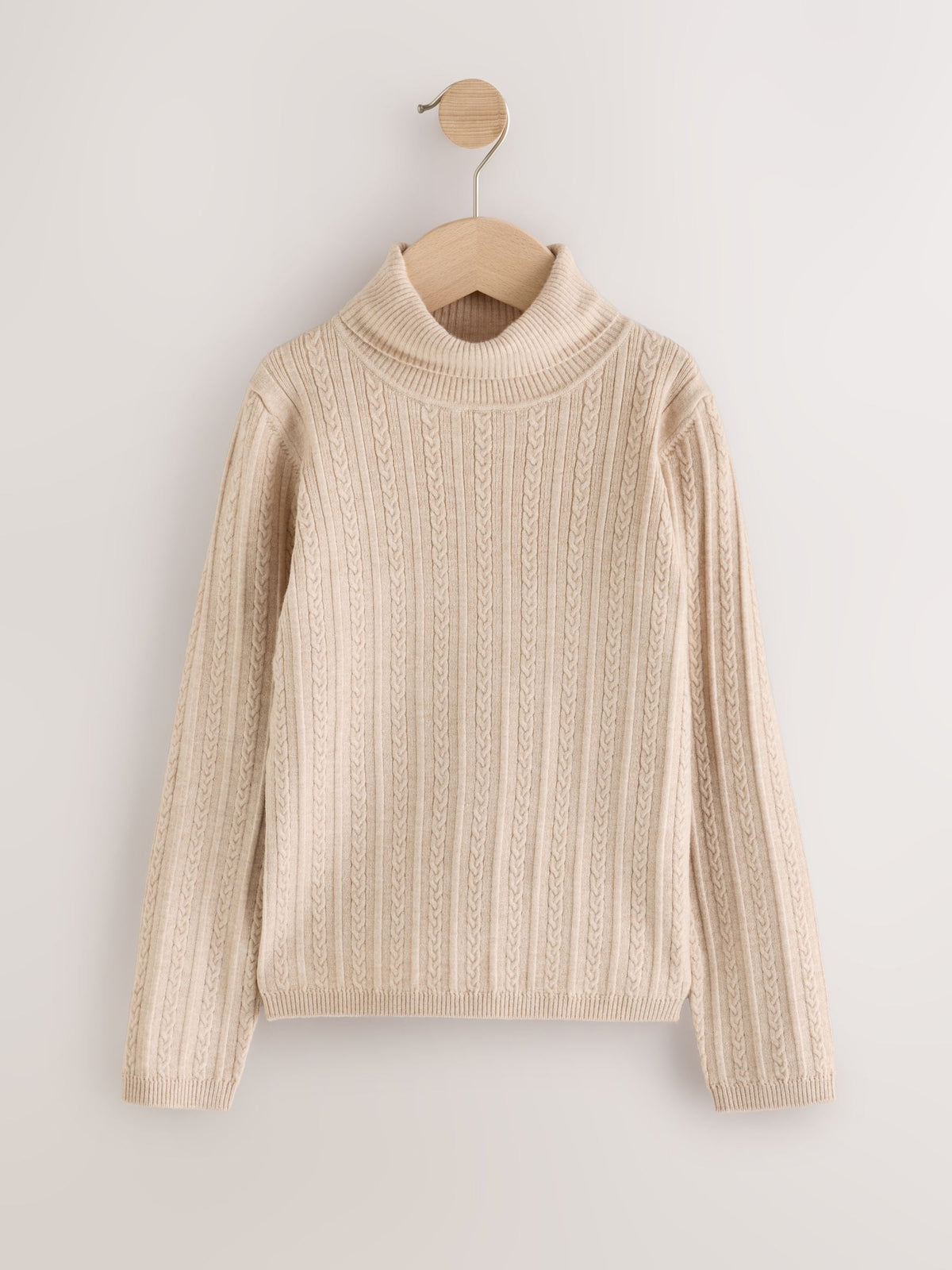 Oatmeal Roll Neck Jumper (3mths-10yrs)