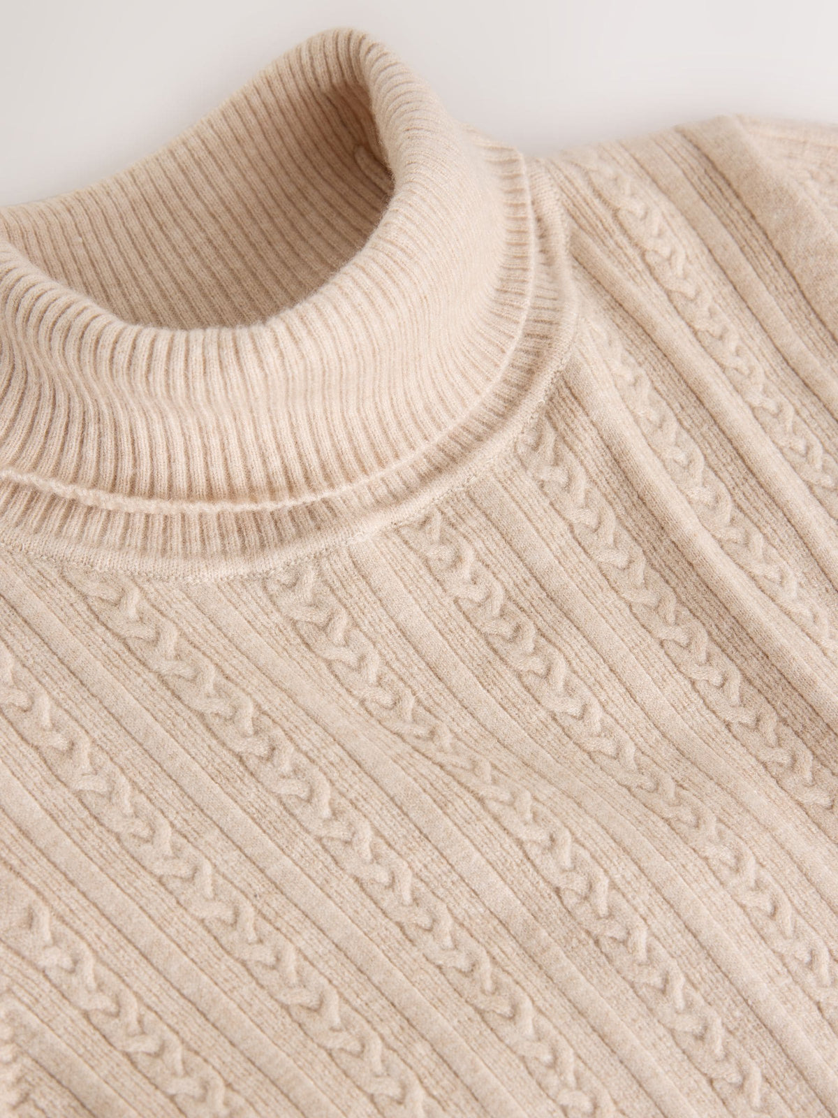 Oatmeal Roll Neck Jumper (3mths-10yrs)