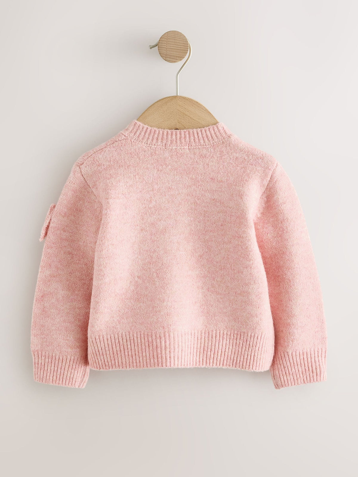 Pink Bow Embroidered Cardigan (3mths-7yrs)
