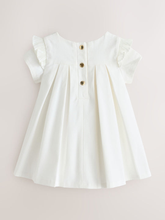 Baker by Ted Baker Pleated Woven Bow Detail Dress