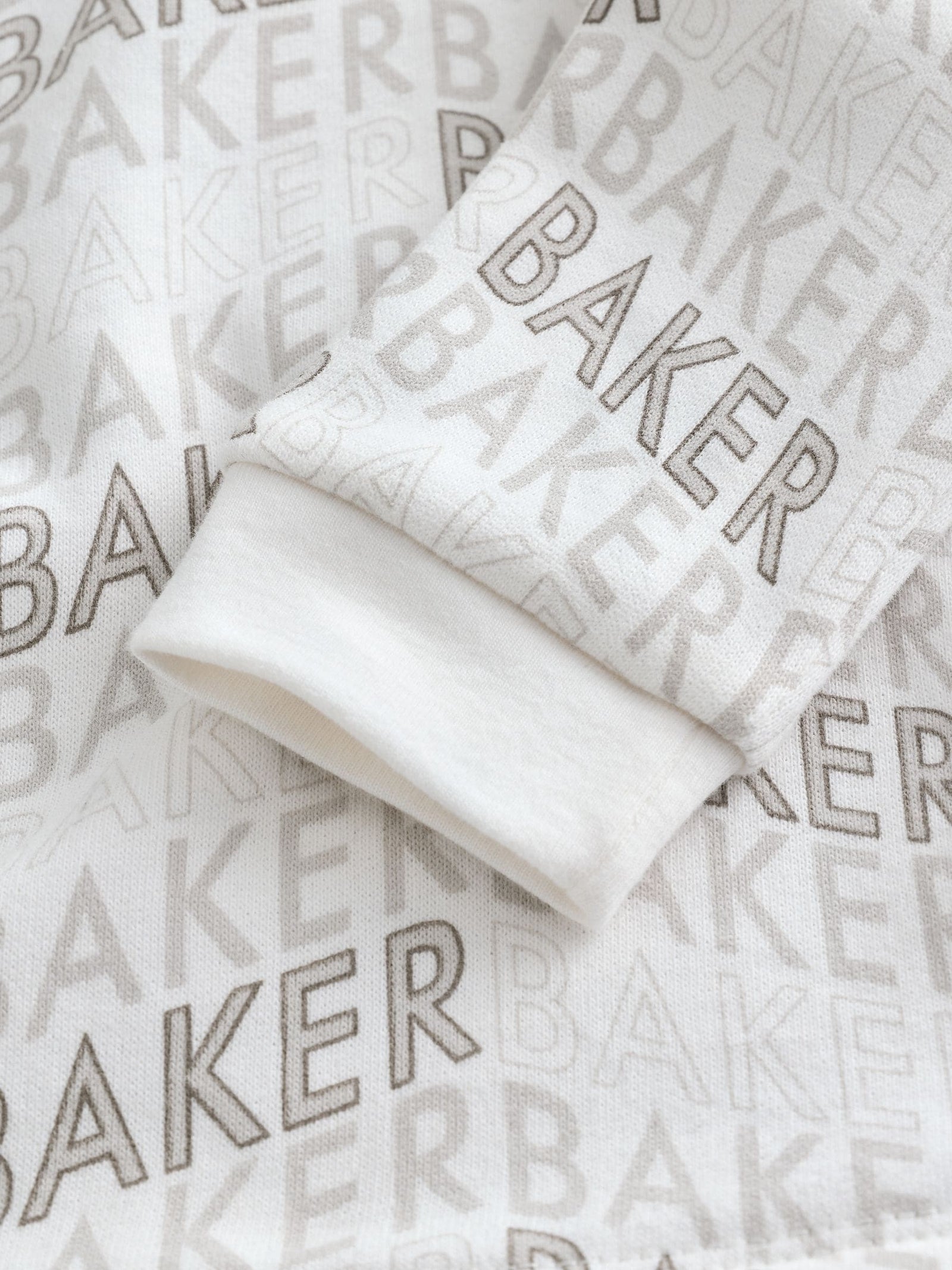 Baker by Ted Baker Letter Print Mockable Rompersuit