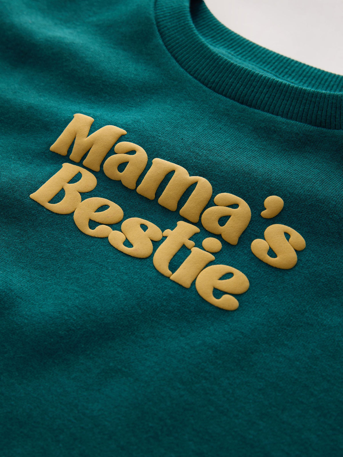 Green Mama's Bestie Printed Crew Neck Sweat Top (3mths-7yrs)