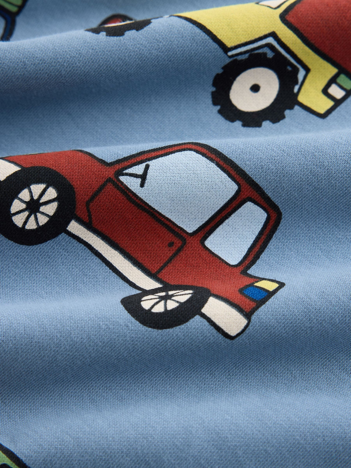 Light Blue All Over Print Crew Neck Sweat Top and Joggers Set (3mths-7yrs)
