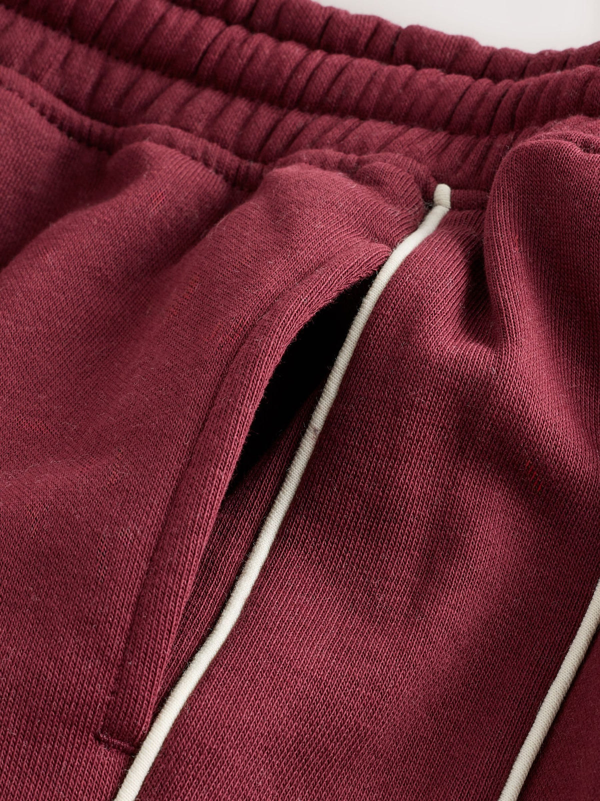 Burgundy Red Crew Neck Joggers Set (3mths-7yrs)