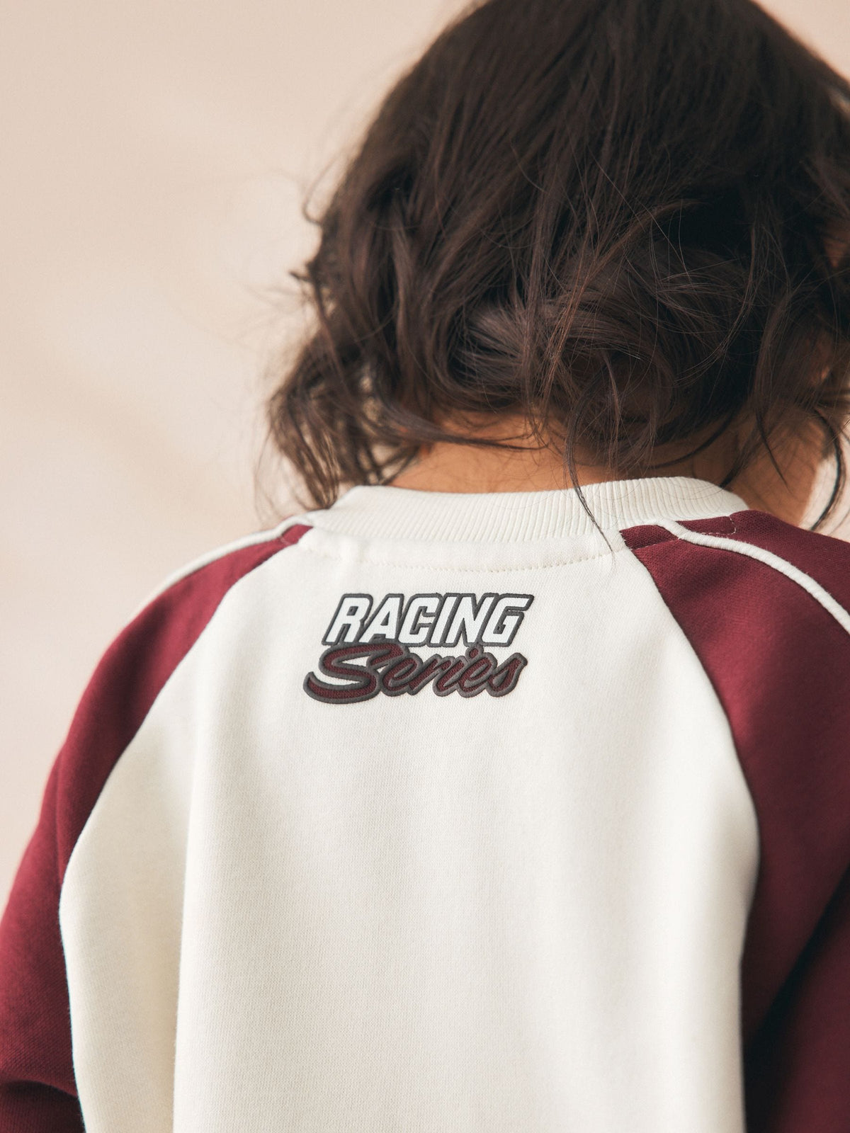 Burgundy Red Crew Neck Joggers Set (3mths-7yrs)