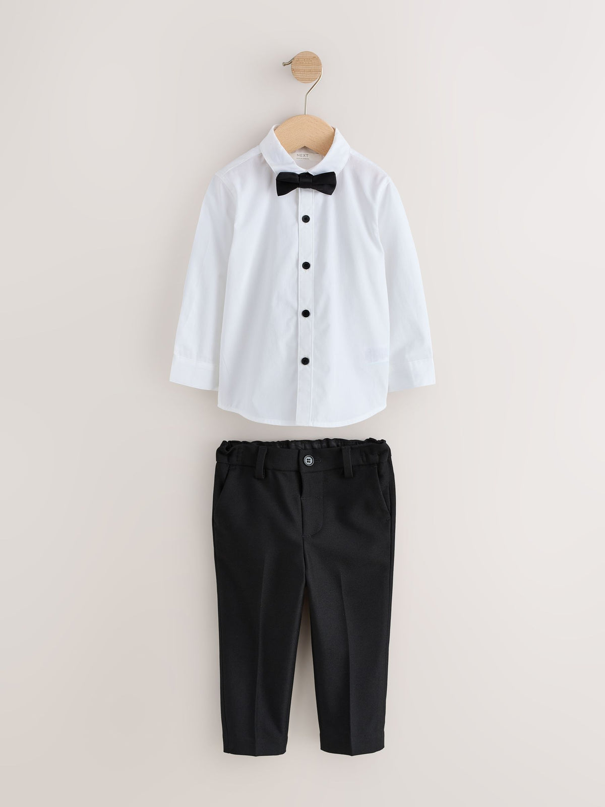 Burgundy Red Blazer, Shirt & Trouser Set Blazer Shirt Trousers and Bow Tie Set (3mths-12yrs)