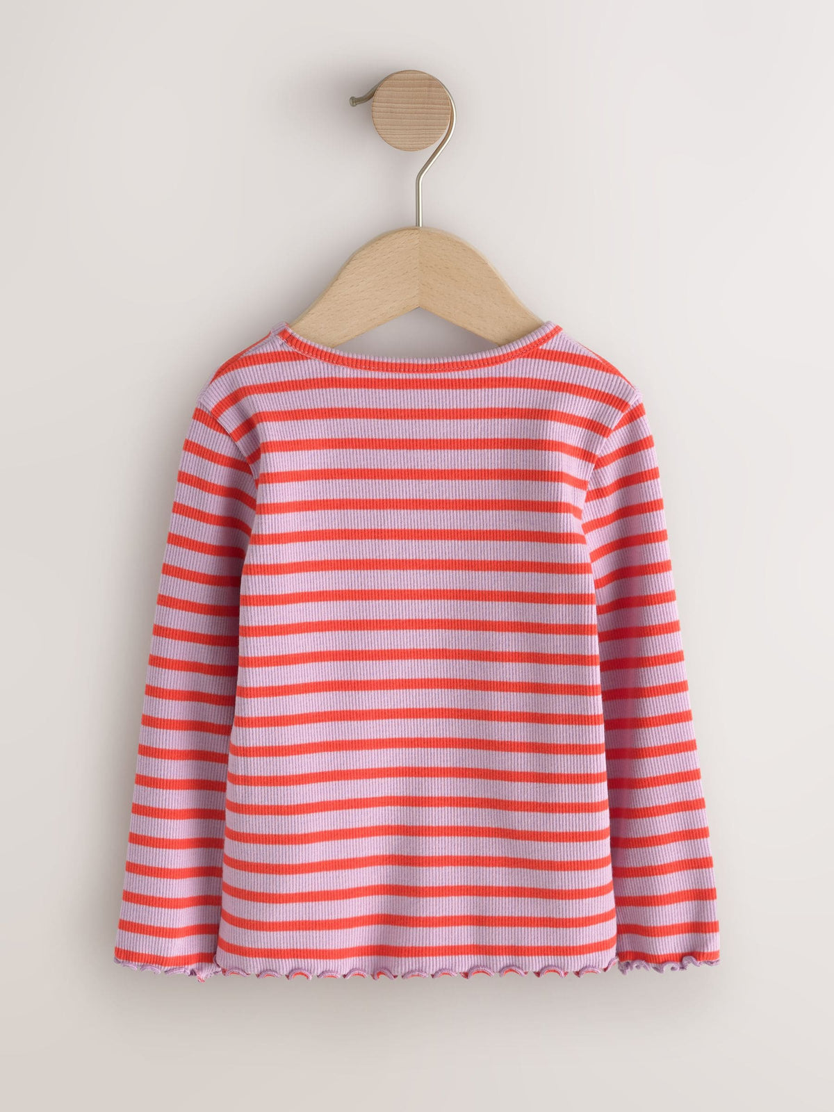 Ecru Rainbow Horse Long Sleeve Ribbed Tops 5 Pack (3mths-7yrs)