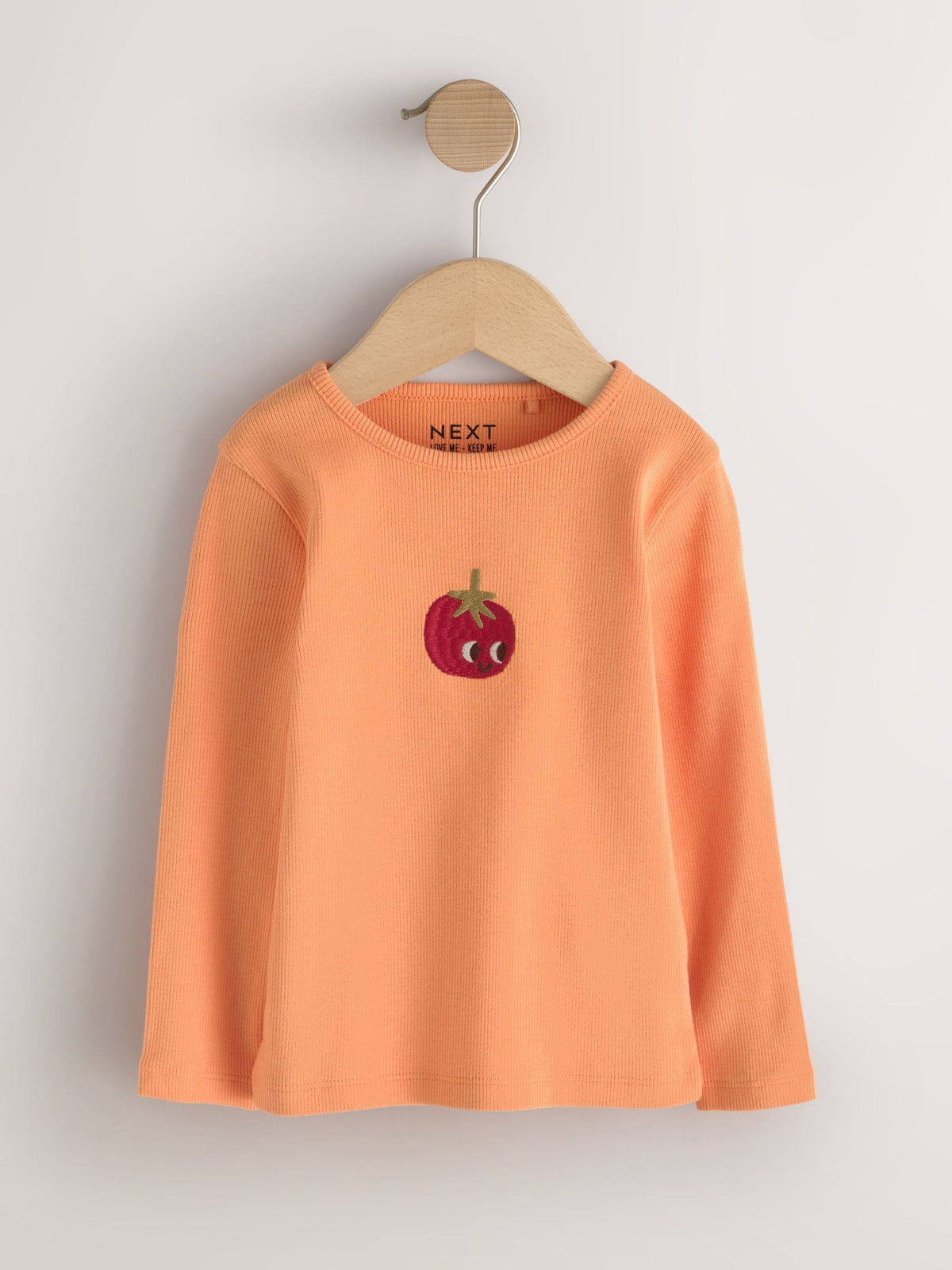 Burgundy Long Sleeve Ribbed Tops 5 Pack (3mths-7yrs)