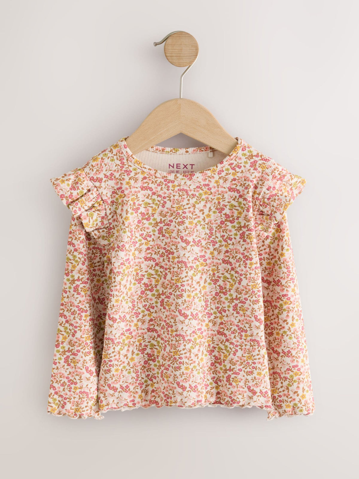 Berry Autumn Fairies Long Sleeve Ribbed Tops 5 Pack (3mths-7yrs)