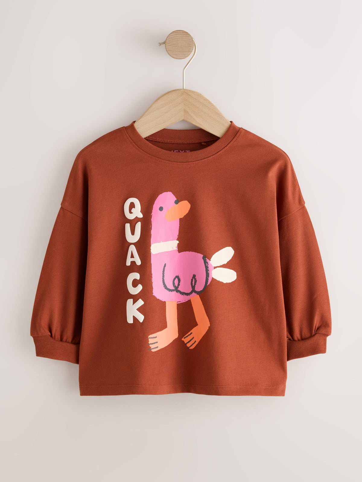 Green Duck Character Long Sleeve T-Shirts 4 Pack (3mths-7yrs)
