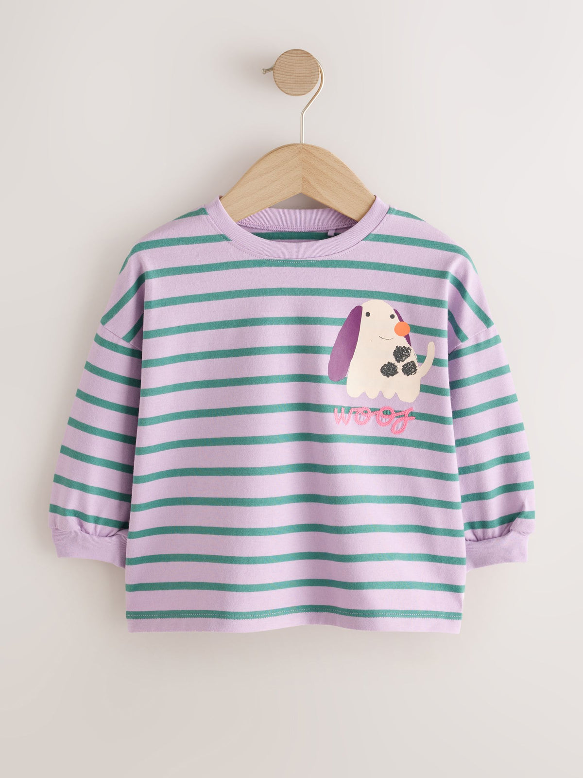 Green Duck Character Long Sleeve T-Shirts 4 Pack (3mths-7yrs)