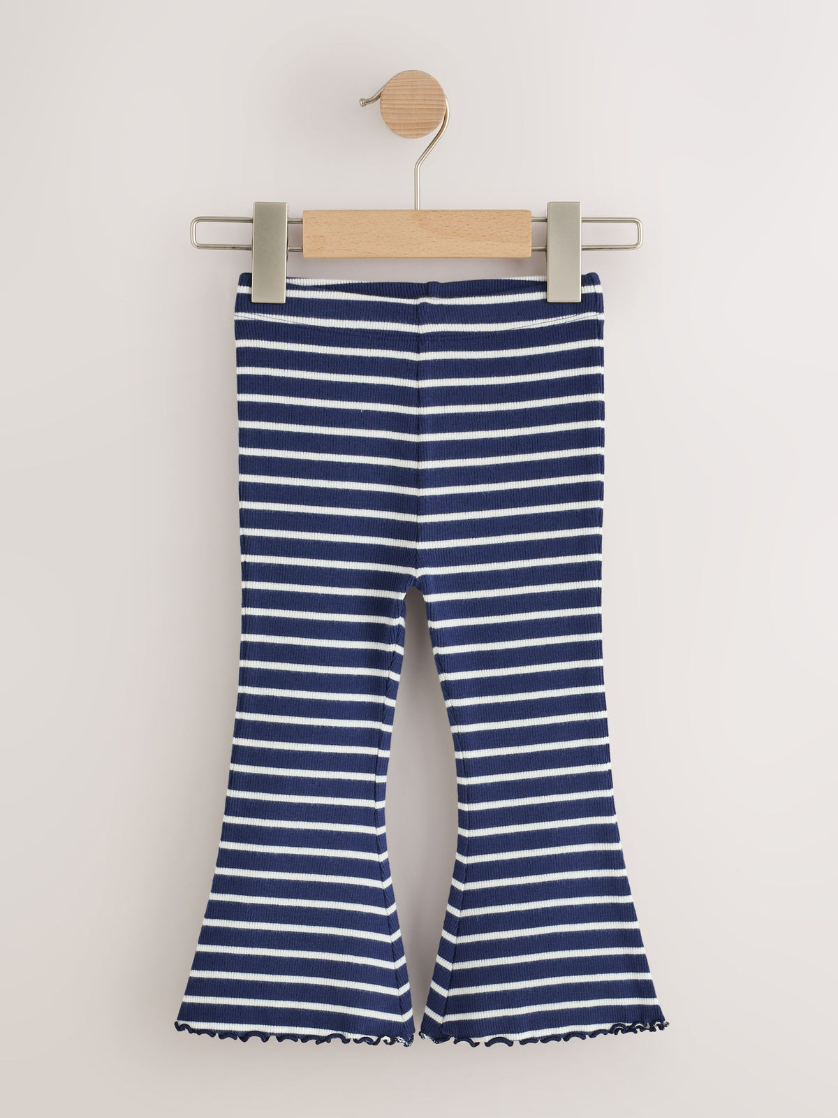 Green/Pink Ribbed Flare Leggings 5 Pack (3mths-7yrs)