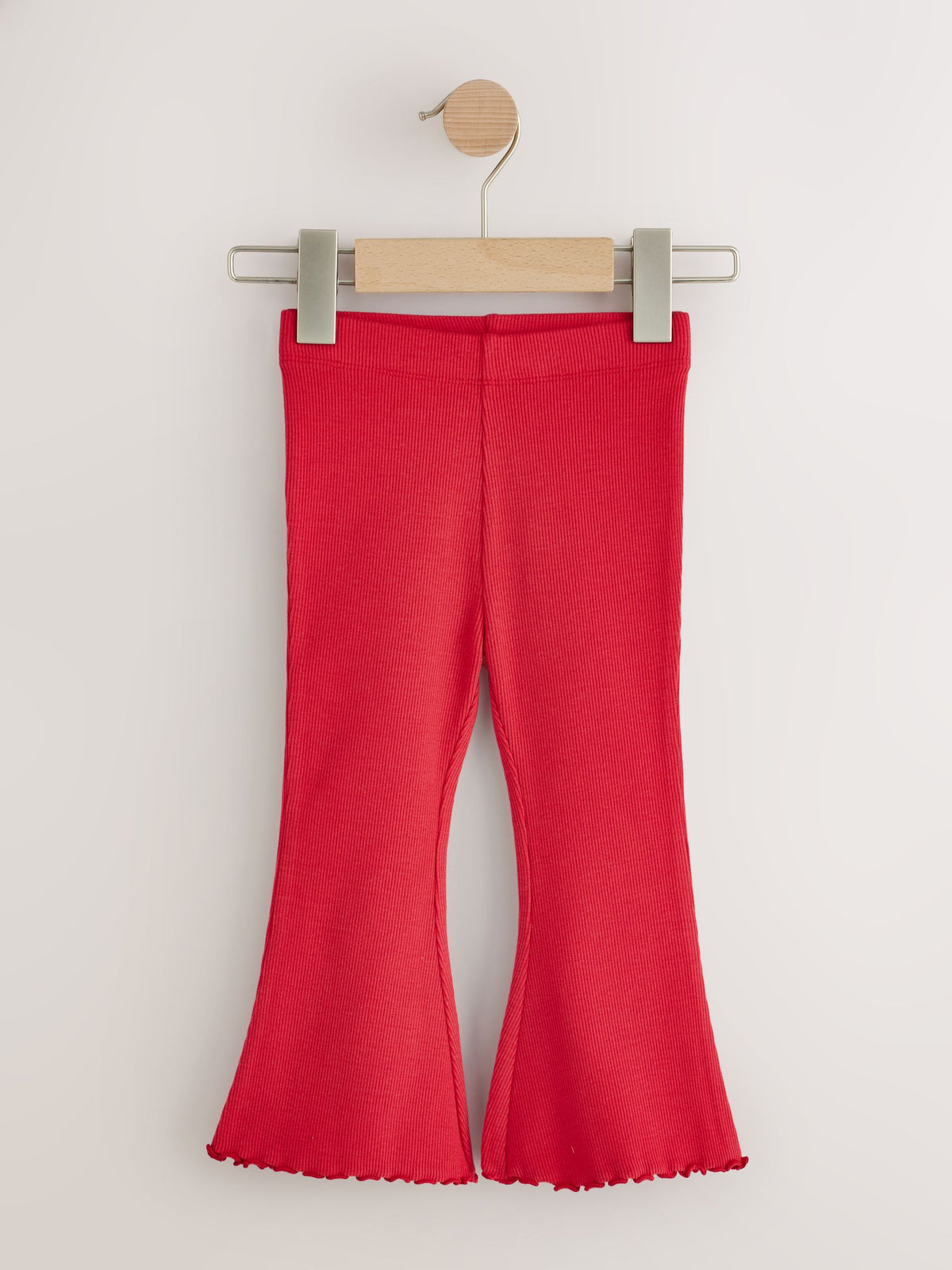 Green/Pink Ribbed Flare Leggings 5 Pack (3mths-7yrs)