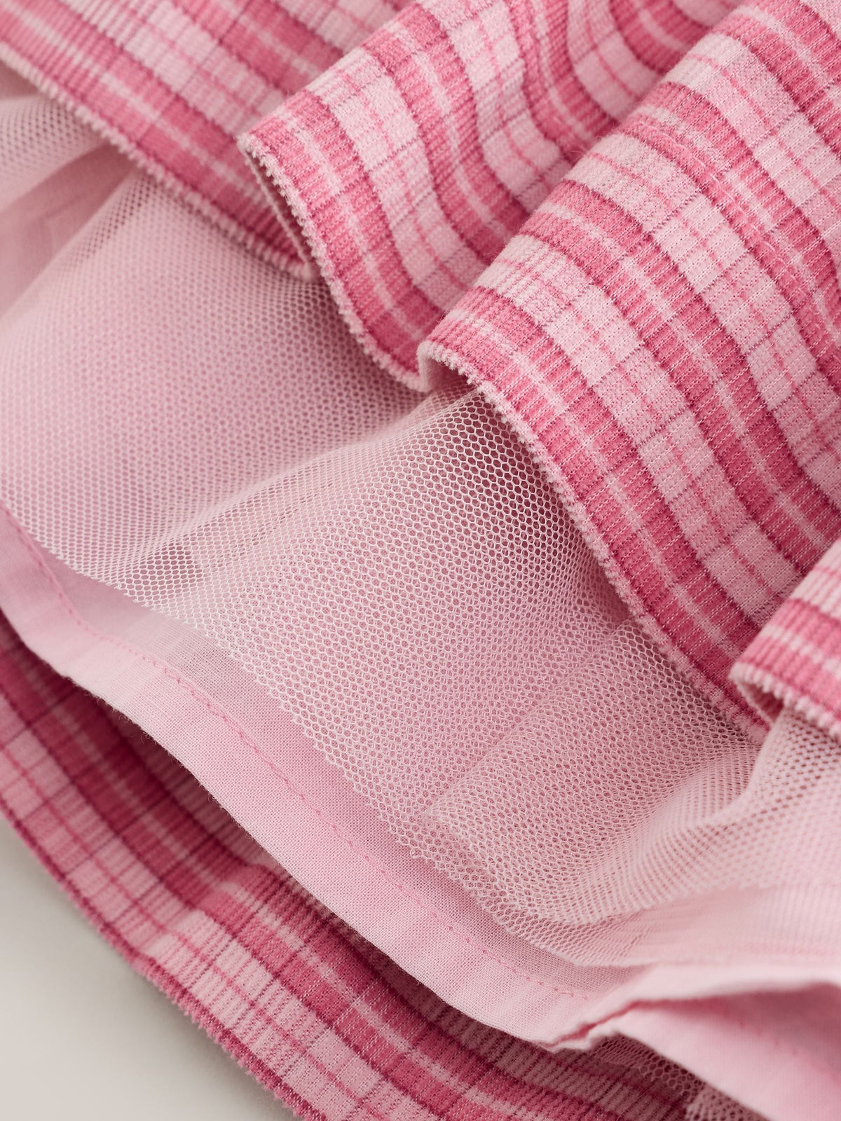 Pink Check Baby Smock Dress And Tights Set 2 Piece (0mths-2yrs)