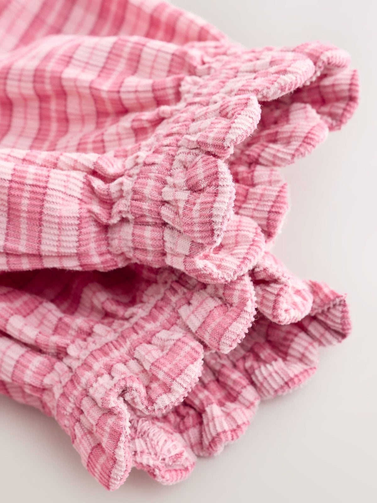 Pink Check Baby Smock Dress And Tights Set 2 Piece (0mths-2yrs)