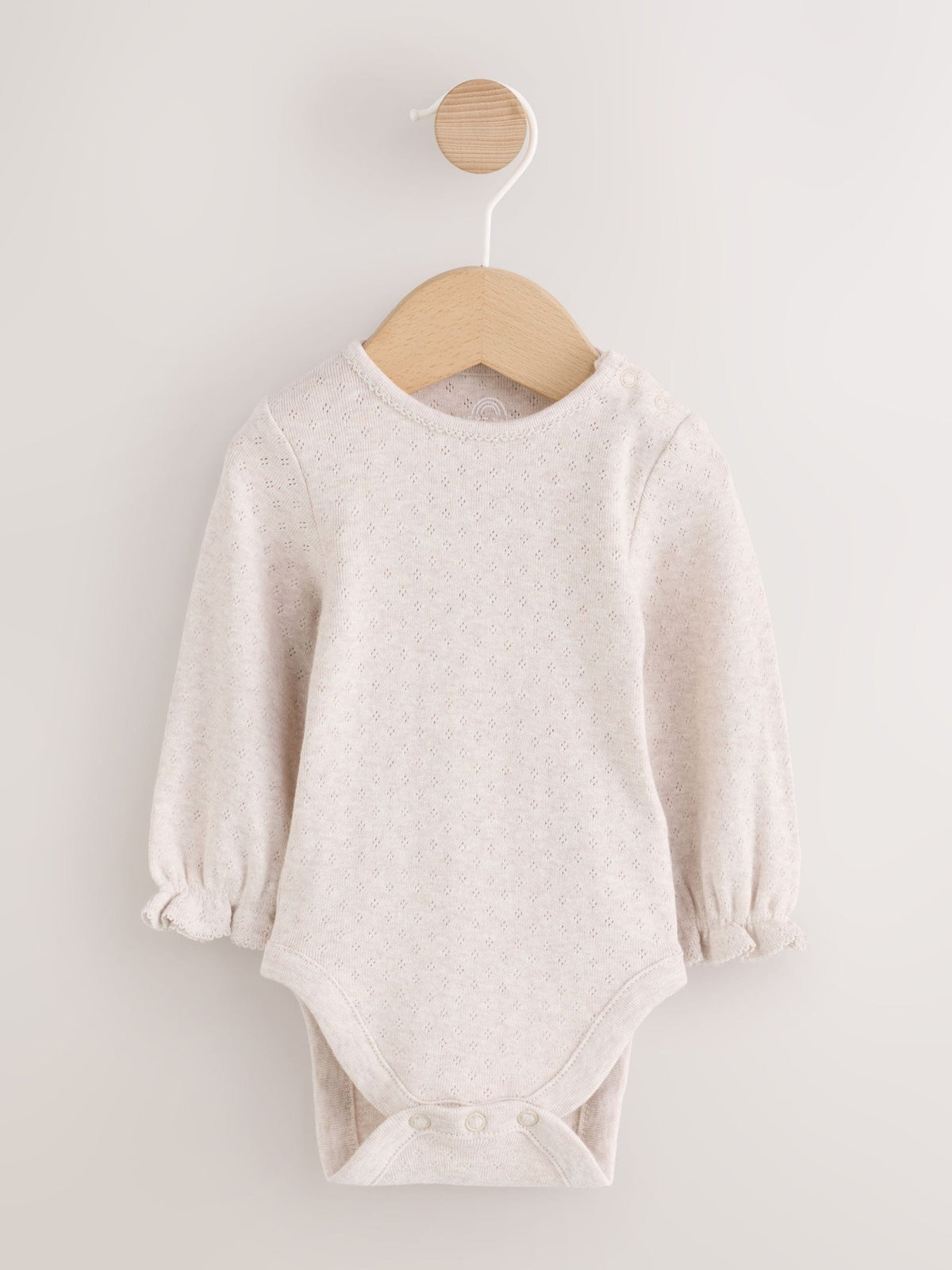 Ecru Floral Cord Baby Pinafore Long Sleeve Bodysuit And Tights 3 Piece Set (0mths-2yrs)