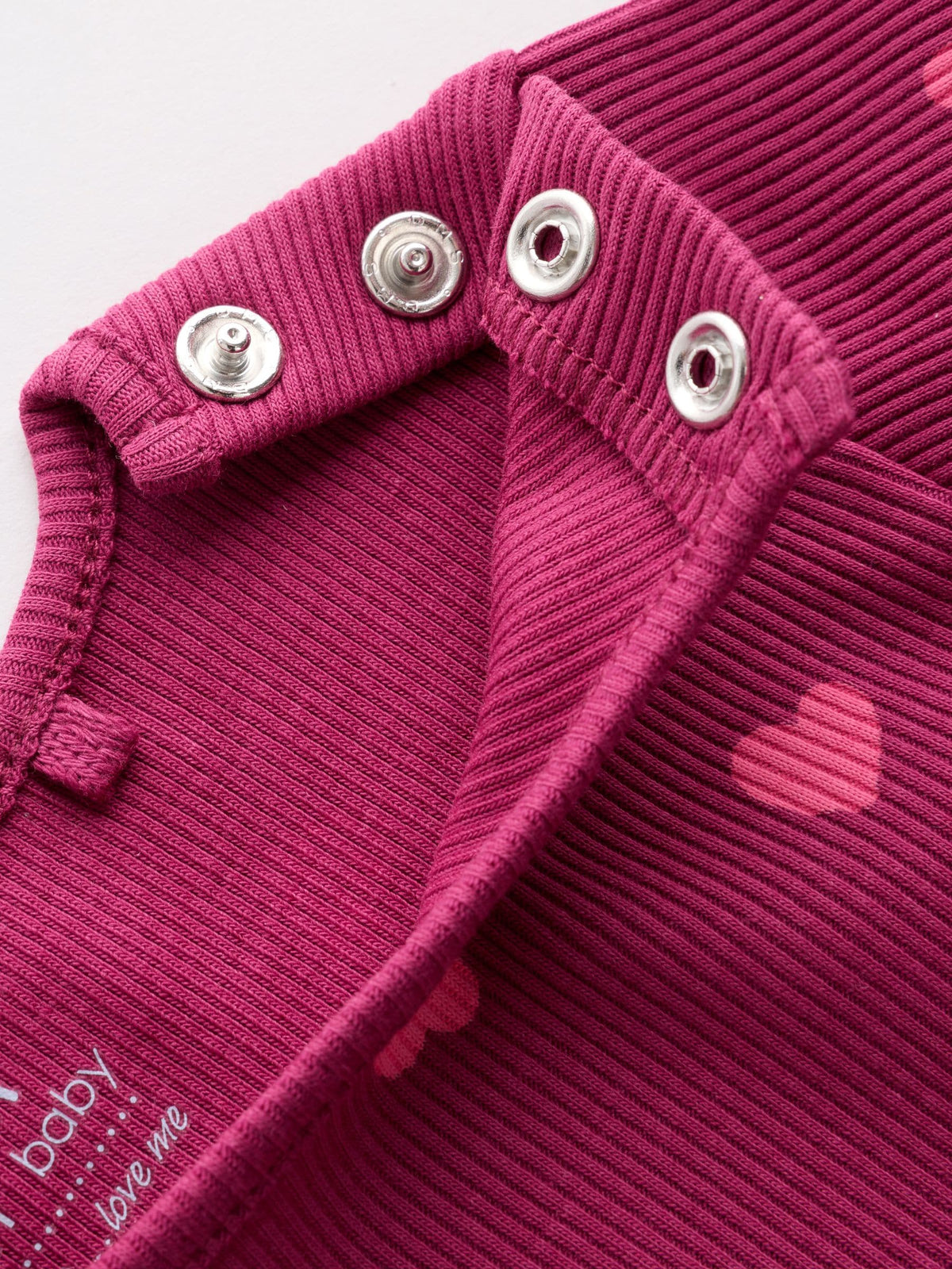 Heart Printed Rib Top and Leggings Baby Set 2 Piece (0mths-2yrs)