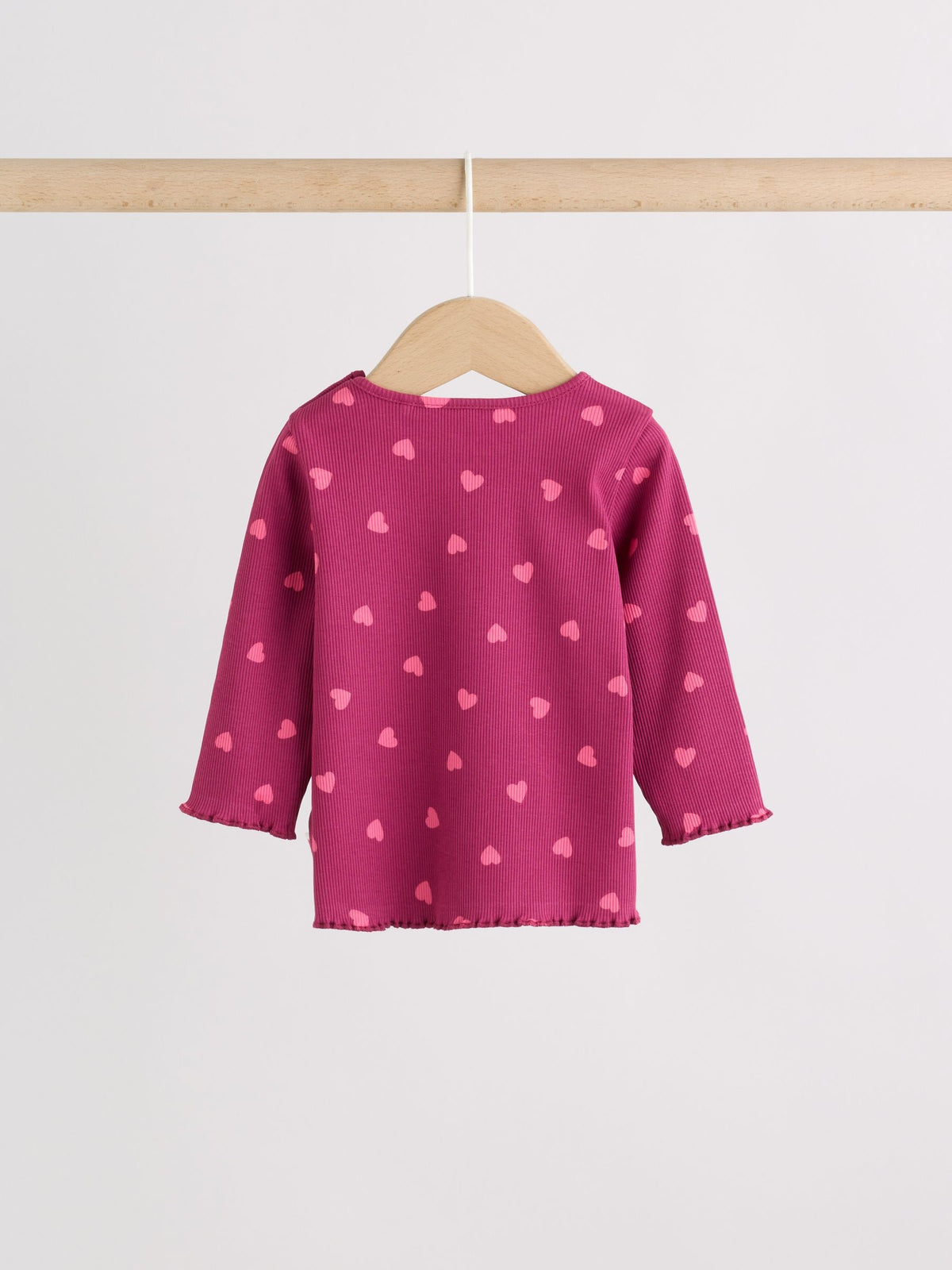 Heart Printed Rib Top and Leggings Baby Set 2 Piece (0mths-2yrs)