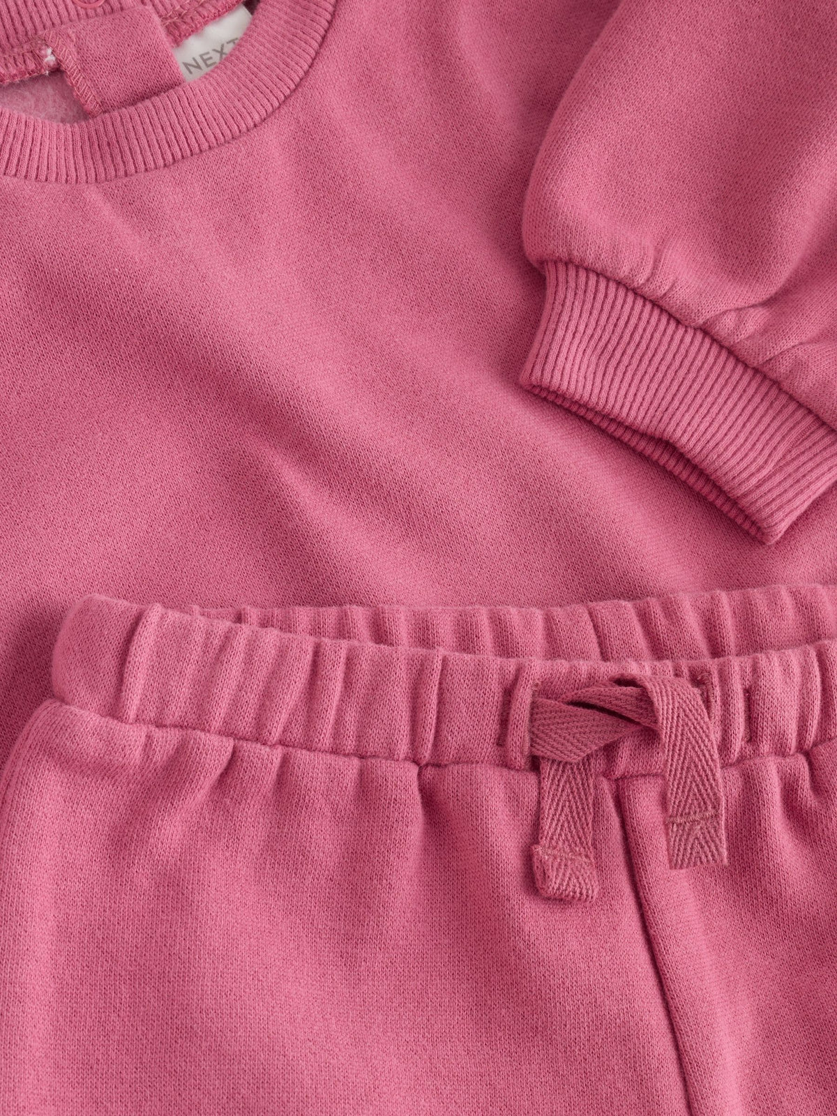 Pink Baby Sweat Top And Joggers 6 Pack (0mths-2yrs)