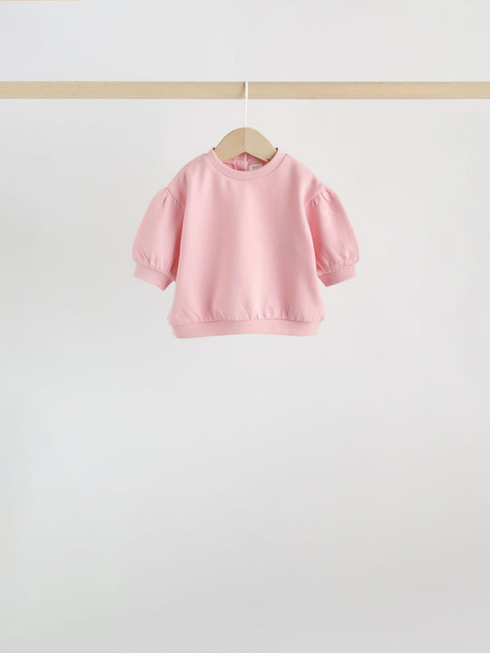 Pink Sweat Top & Joggers Set (0mths-3yrs)
