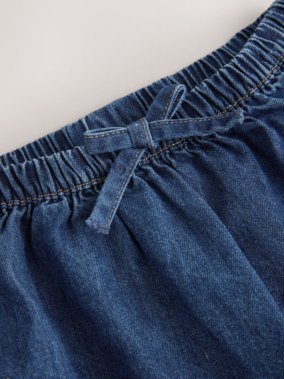 Dark Blue Denim Frill Hem Skirt (3mths-7yrs)