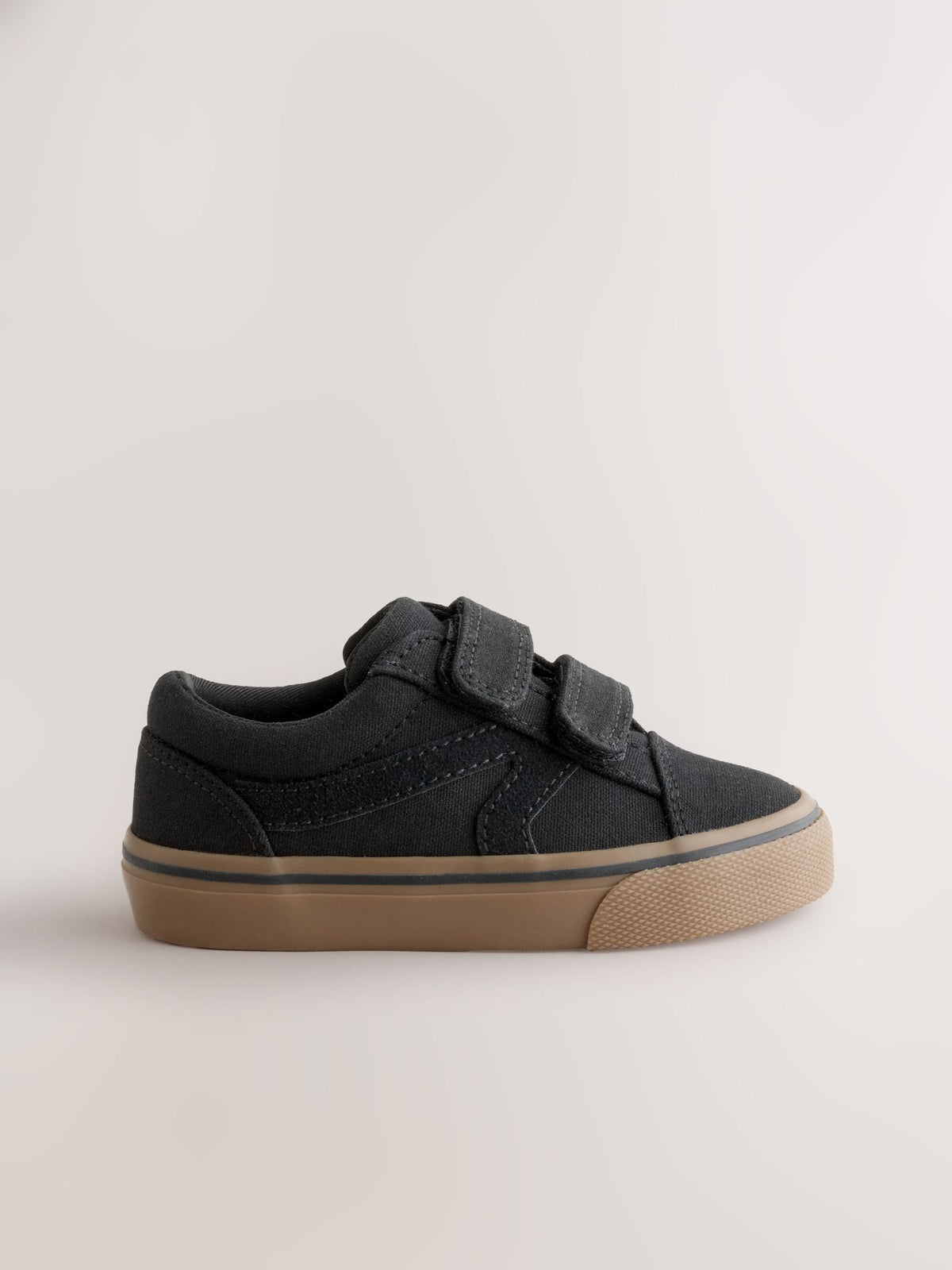 Black Wide Fit (G) Touch Fastening Trainers