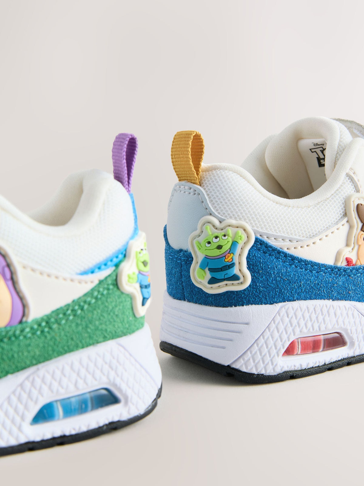Neutral Standard Fit (F) Toy Story Touch Fastening & Elastic Lace Trainers