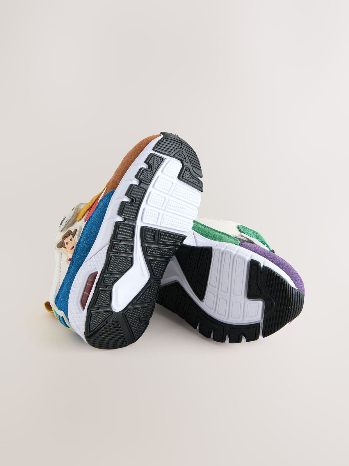 Neutral Standard Fit (F) Toy Story Touch Fastening & Elastic Lace Trainers