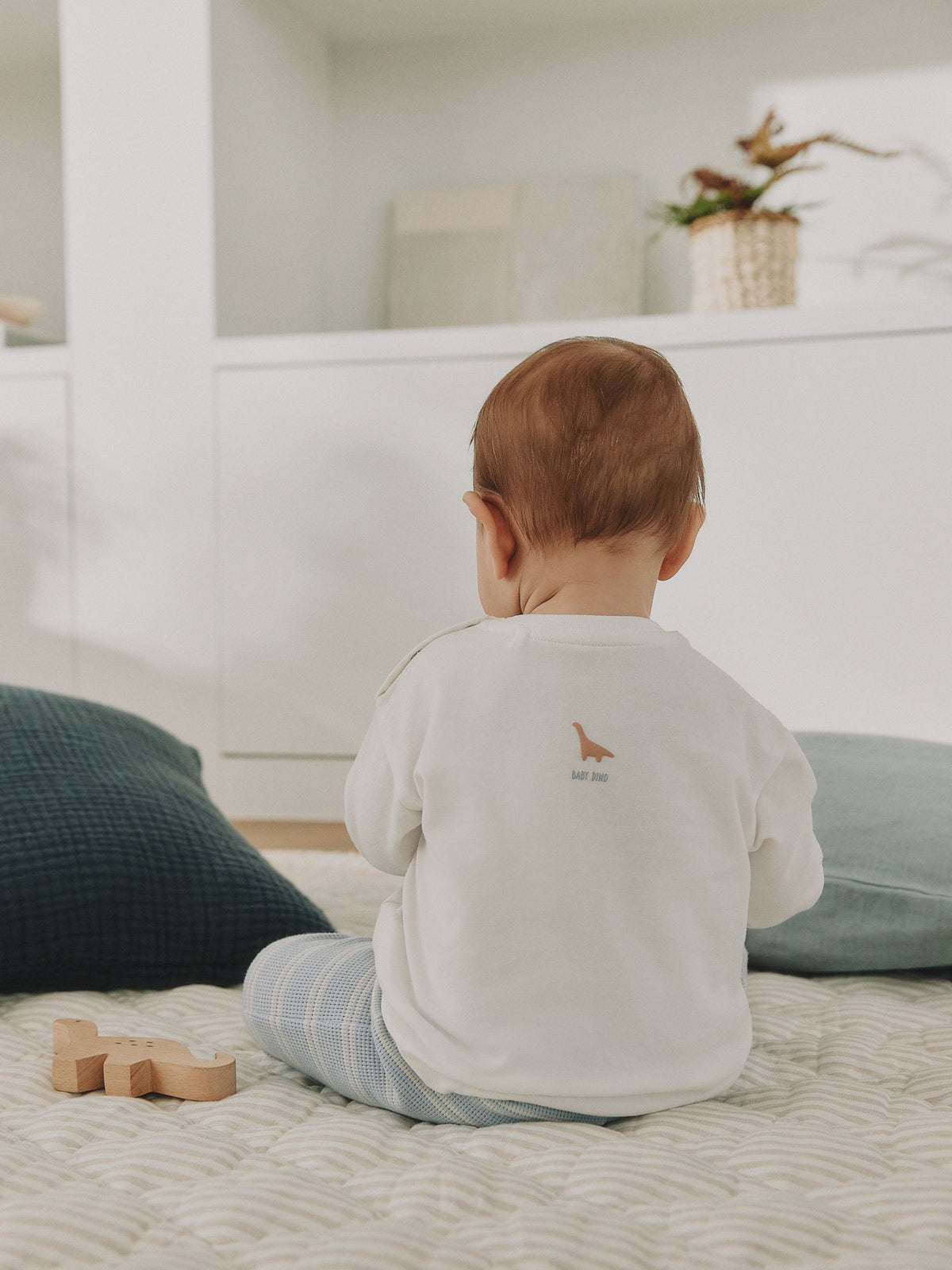 Blue Dinosaur Top and Leggings Baby Set (0mths-2yrs)