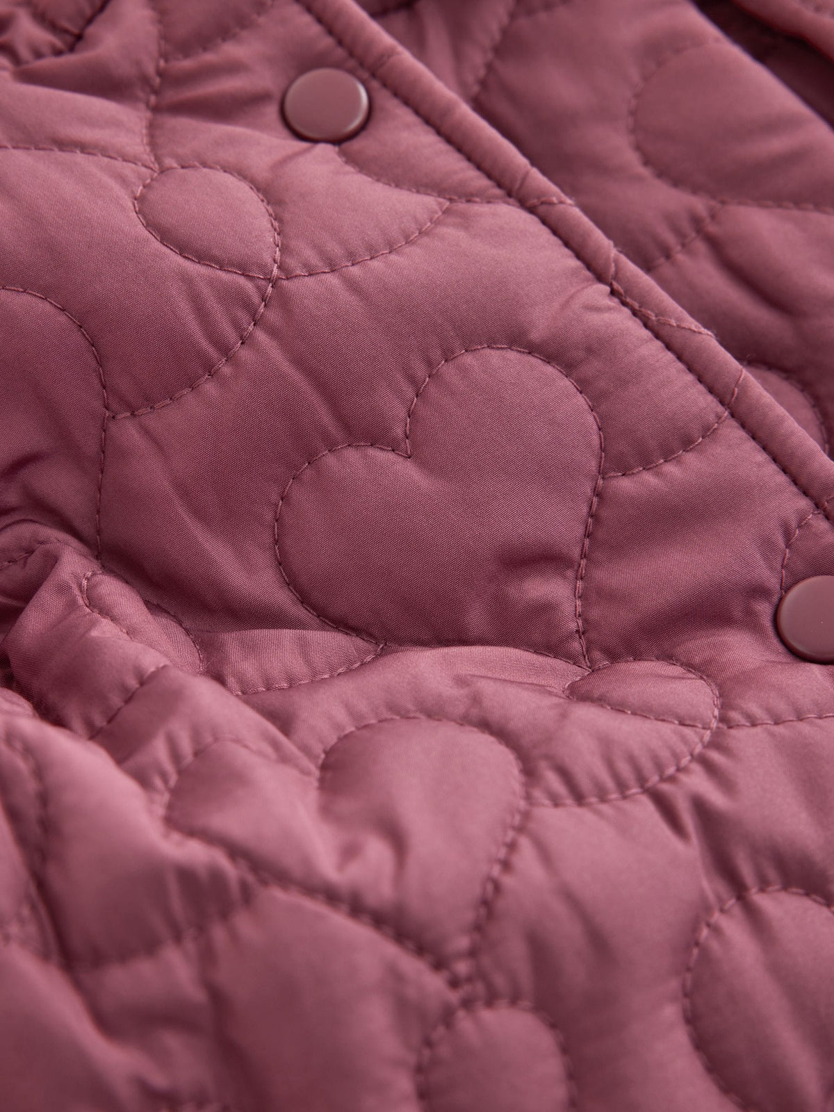Dark Pink Shower Resistant Skirted Quilted Coat (3mths-7yrs)