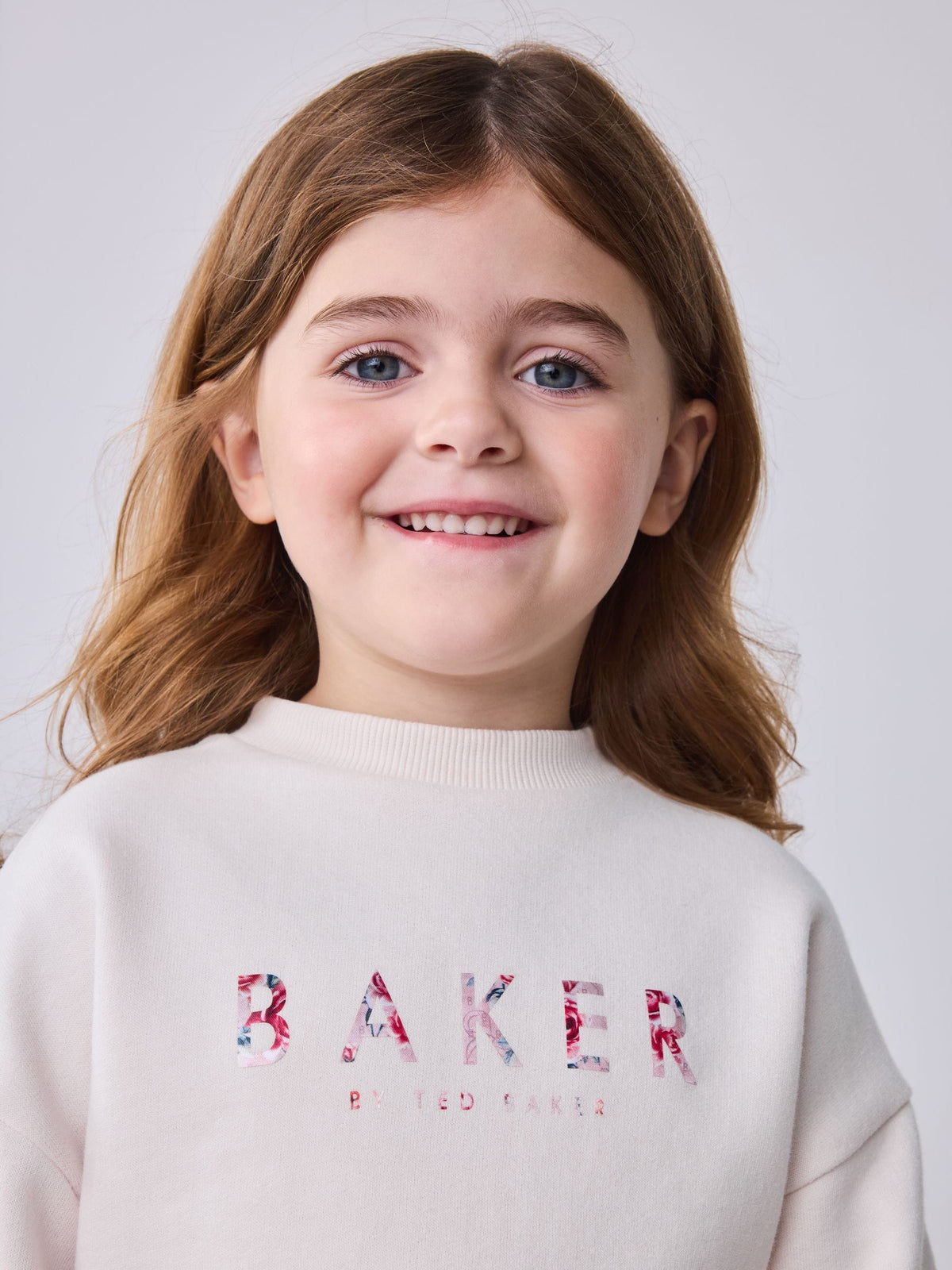 Baker by Ted Baker Pink Sweat Top & Printed Tiered Skirts Set 2 Piece
