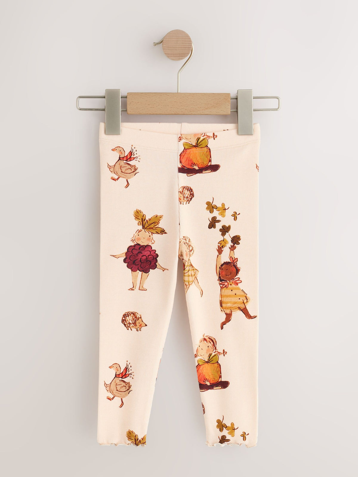 Purple Ribbed Leggings 5 Pack (3mths-7yrs)