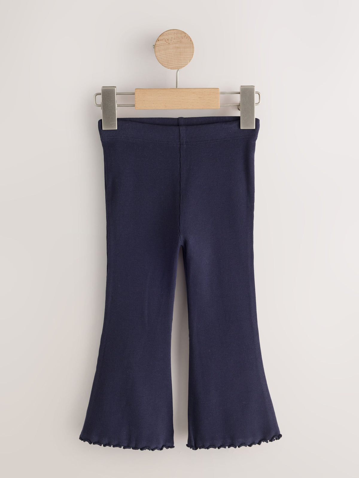 Berry Red Ribbed Flare Leggings 5 Pack (3mths-7yrs)