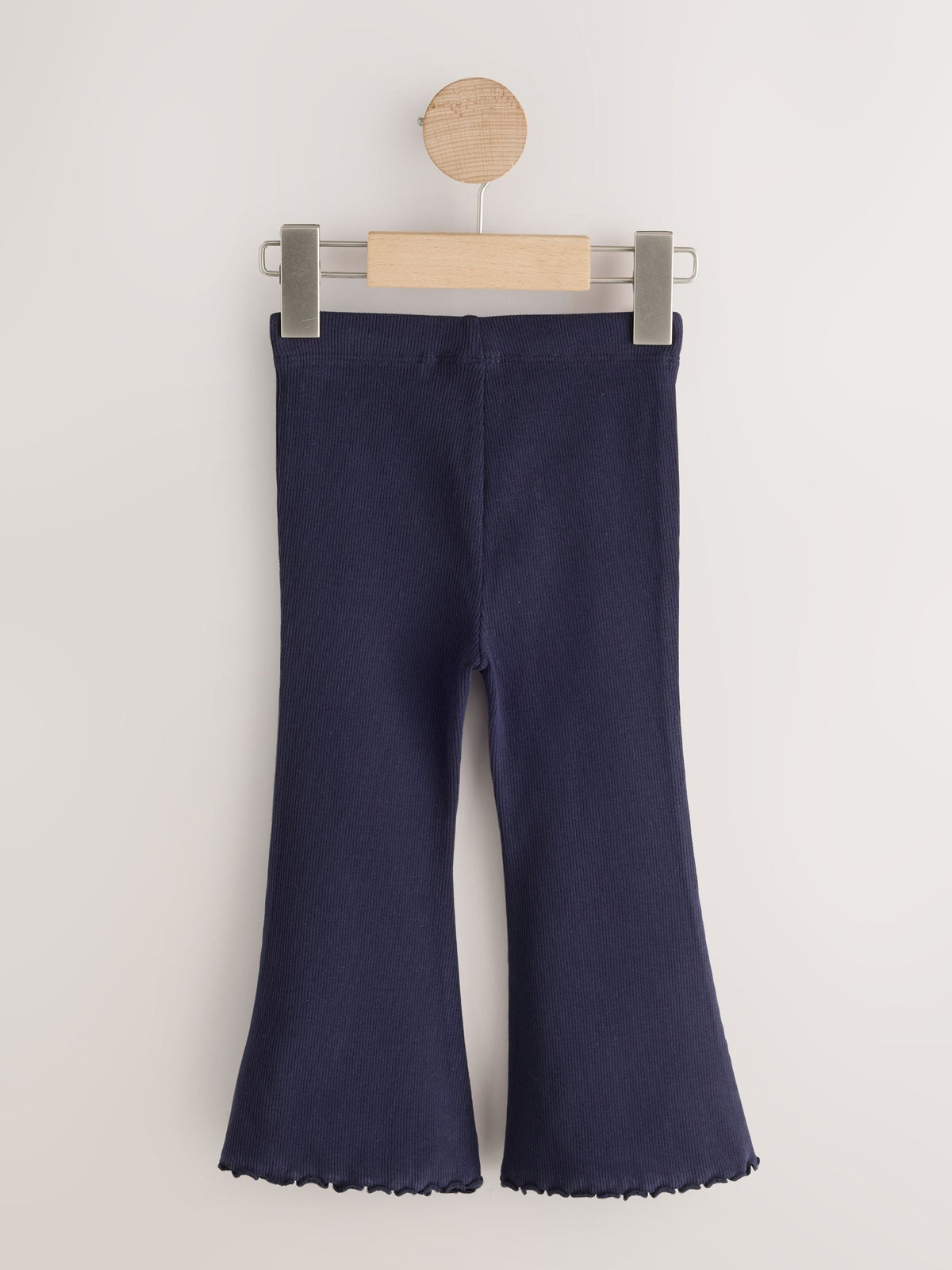 Berry Red Ribbed Flare Leggings 5 Pack (3mths-7yrs)