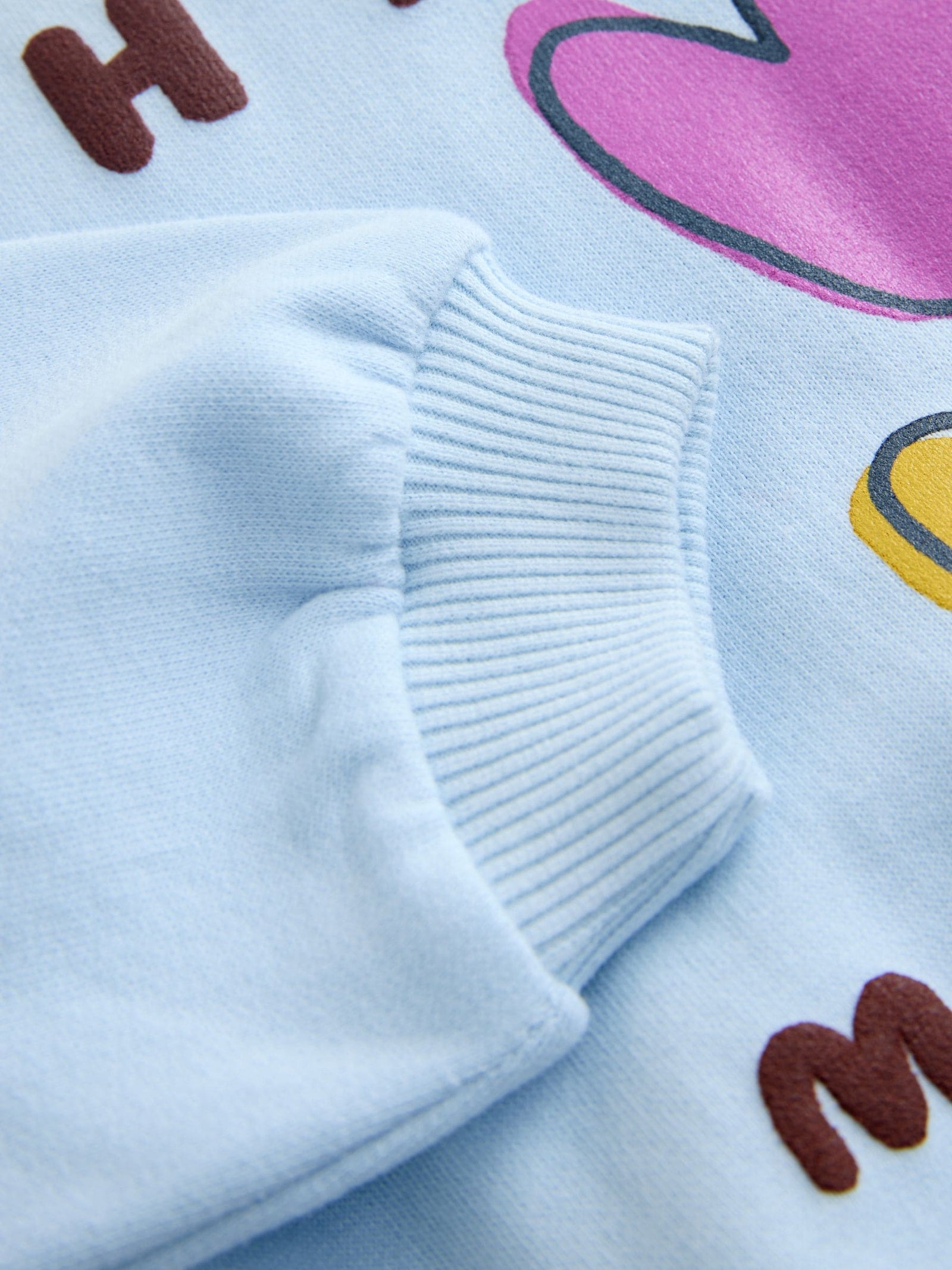 Light Blue Happy Moments Crew Neck Sweatshirt (3mths-7yrs)