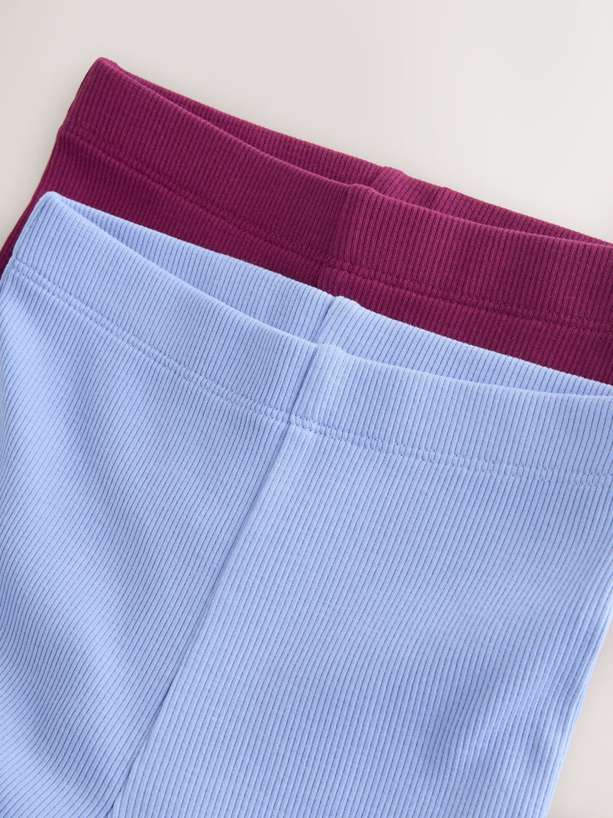 Burgundy Red Rib Flare Leggings (3mths-7yrs)