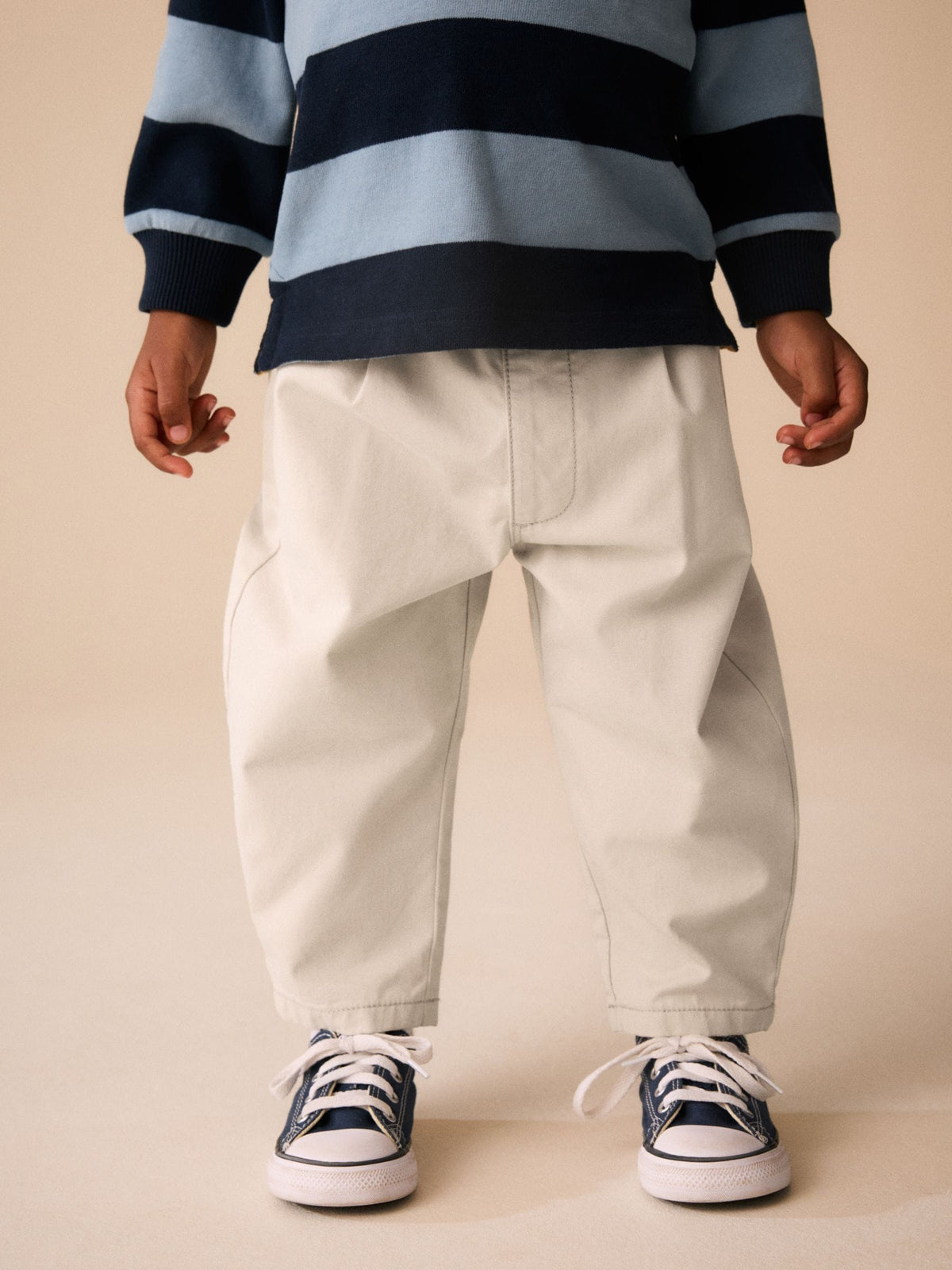 Neutral Barrel Pull On Trousers (3mths-7yrs)