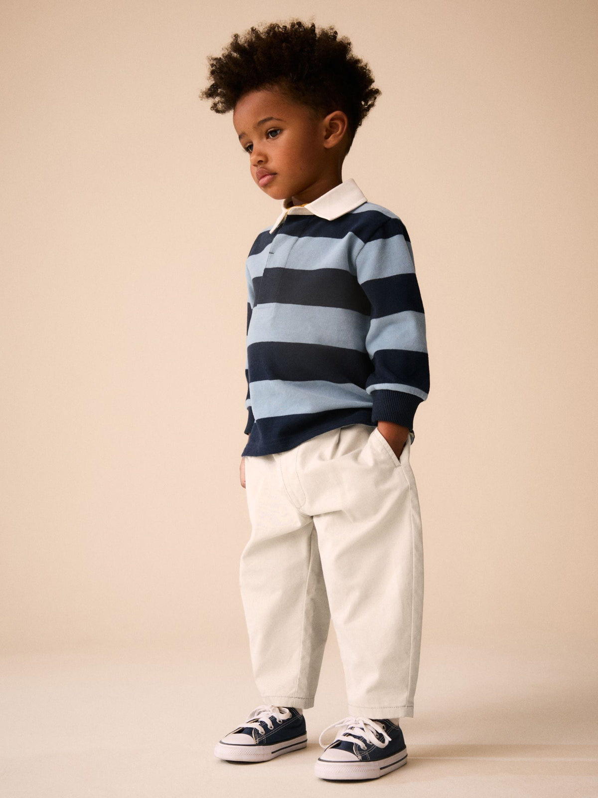 Neutral Barrel Pull On Trousers (3mths-7yrs)