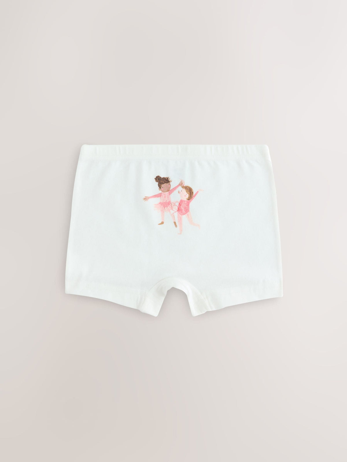 Pink Ballerina Short Briefs 5 Pack (2-16yrs)