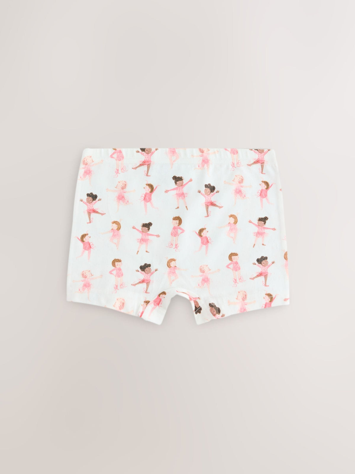 Pink Ballerina Short Briefs 5 Pack (2-16yrs)