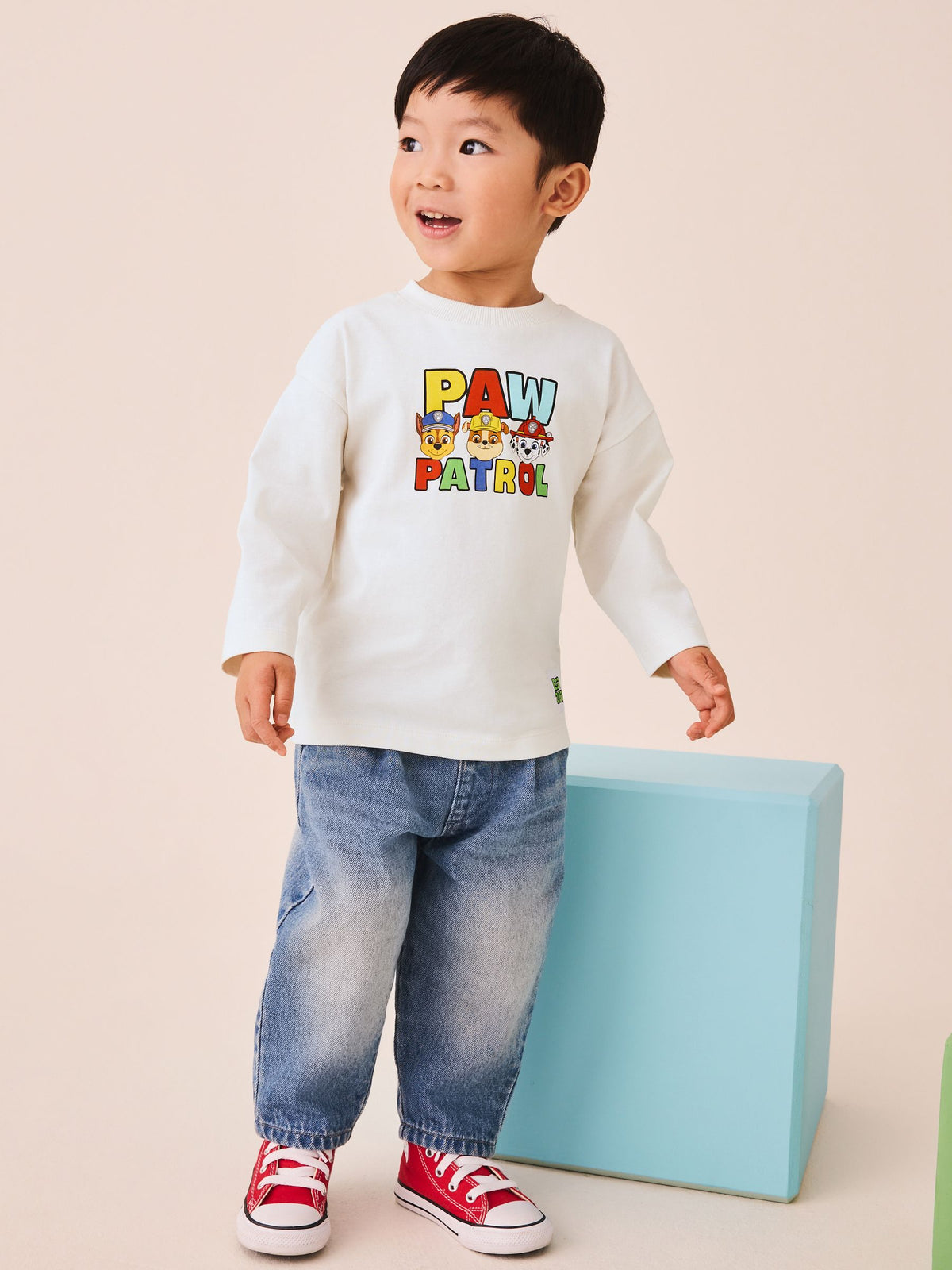 White Paw Patrol Long Sleeve T-Shirt (3mths-8yrs)