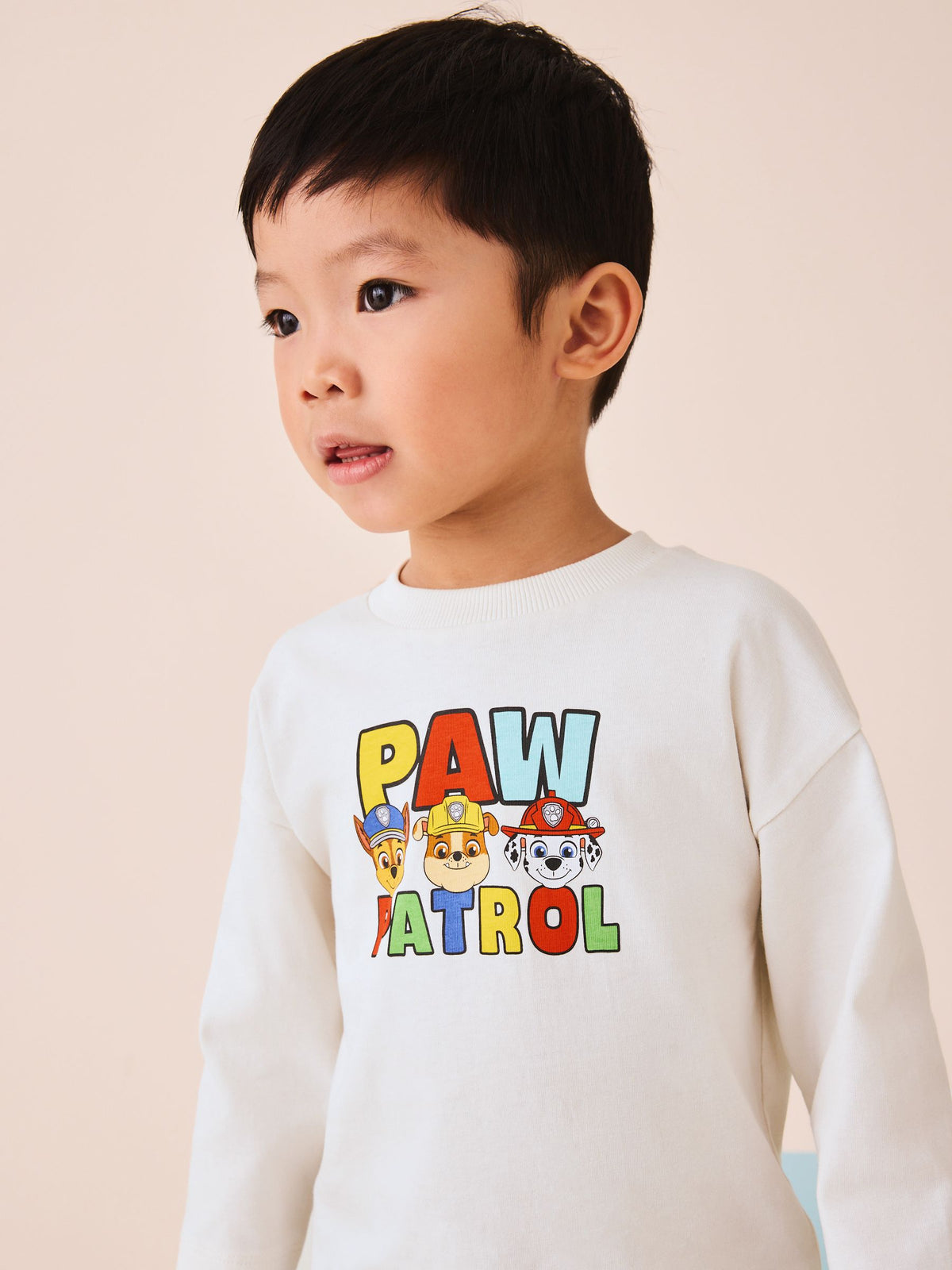 White Paw Patrol Long Sleeve T-Shirt (3mths-8yrs)