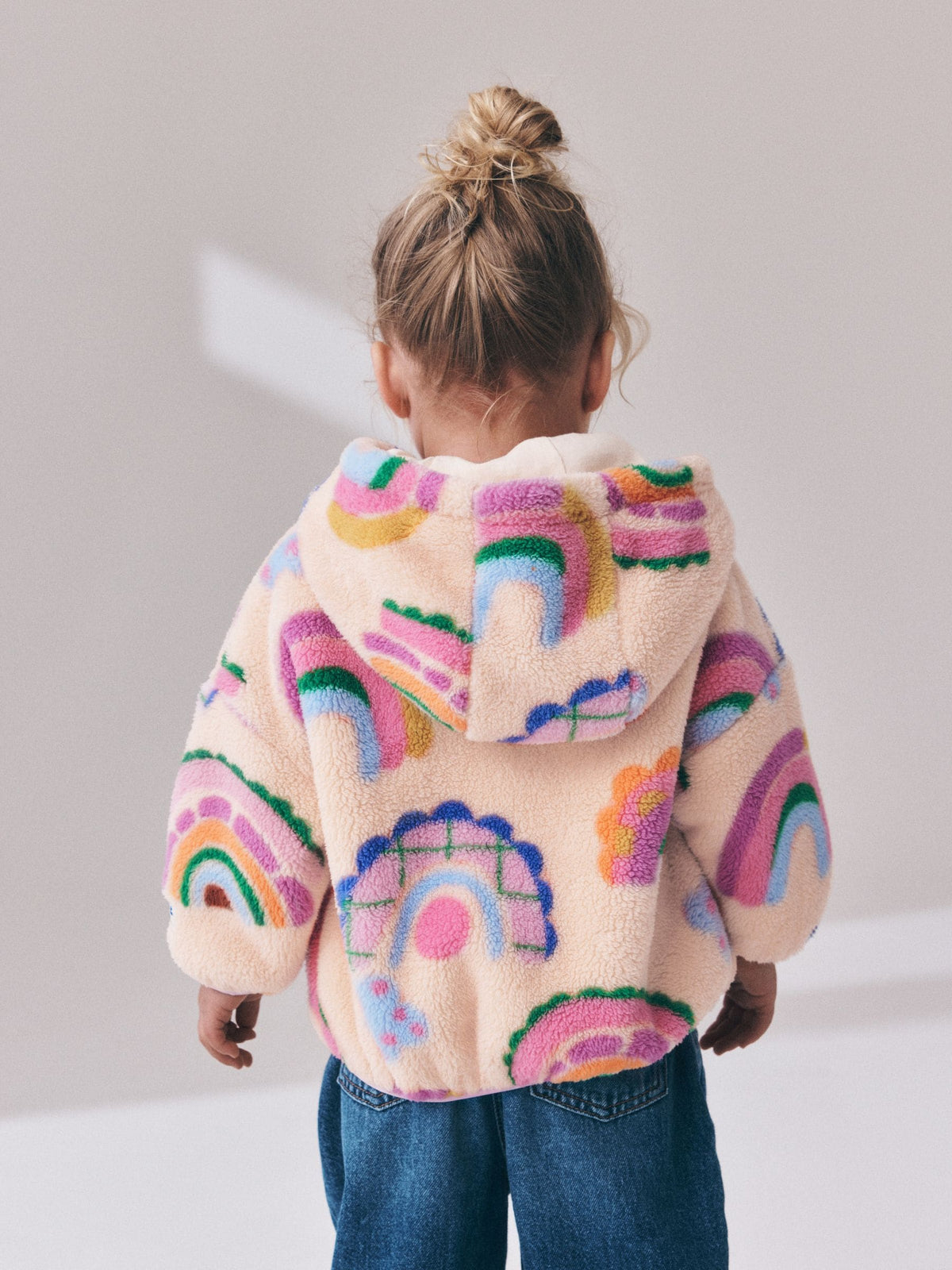 Rainbow Zip Up Fleece (3mths-7yrs)