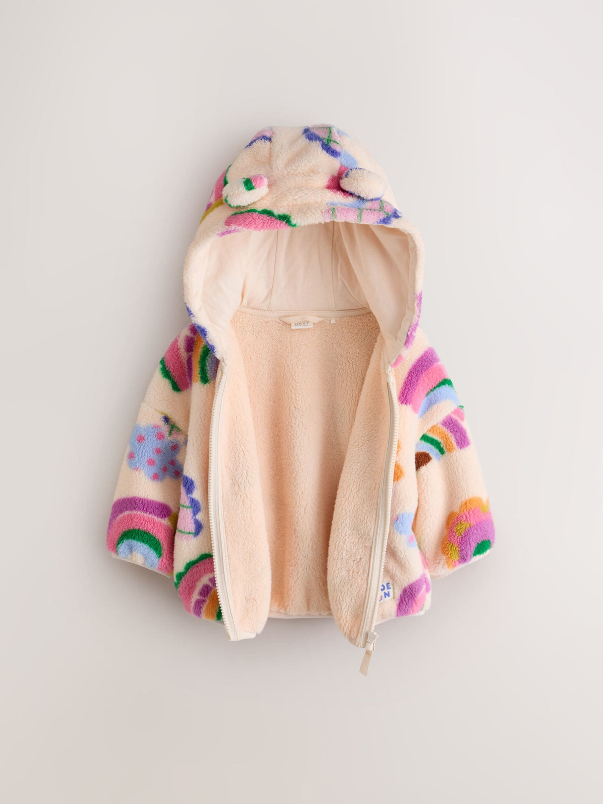 Rainbow Zip Up Fleece (3mths-7yrs)