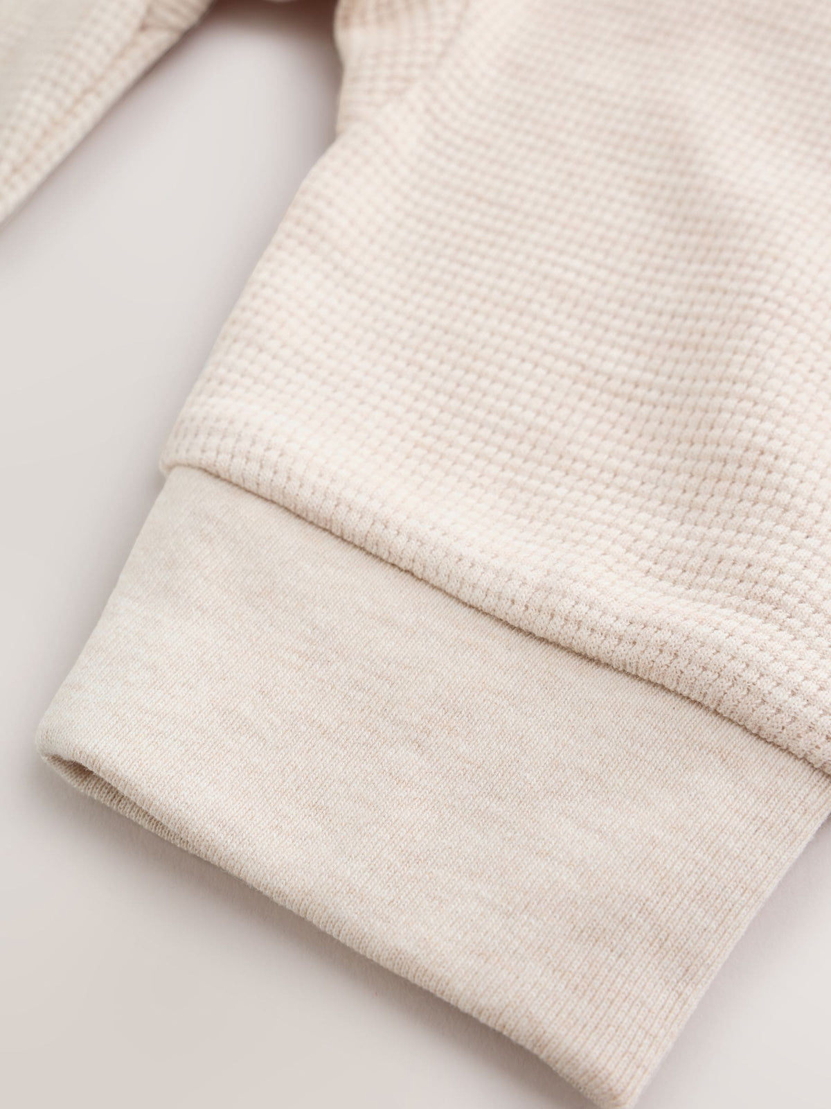 Neutral Sage Waffle Two Way Zip Baby Sleepsuits 4 Pack (0mths-3yrs)