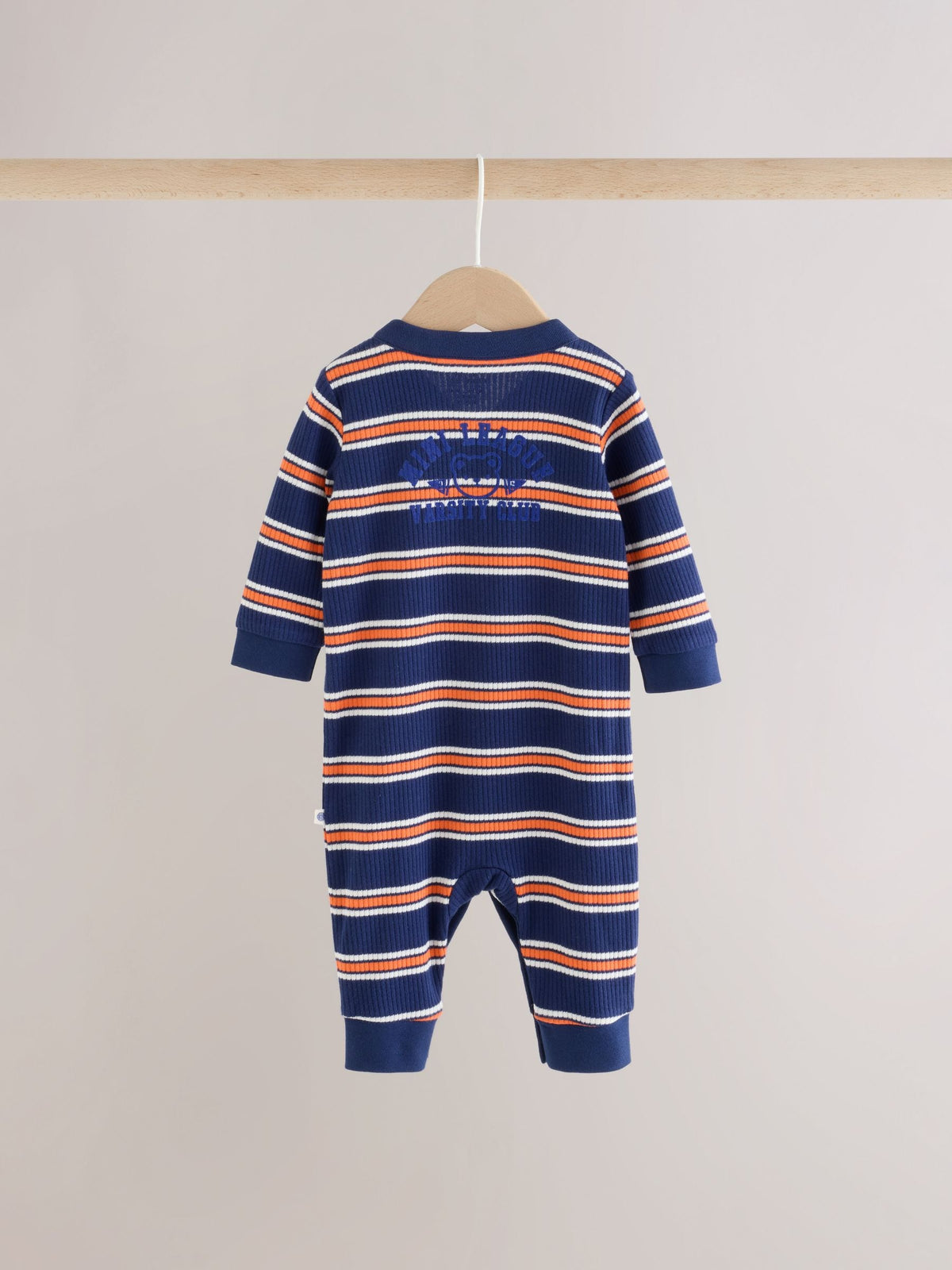 Multi Varsity Baby Sleepsuits 4 Pack (0mths-3yrs)