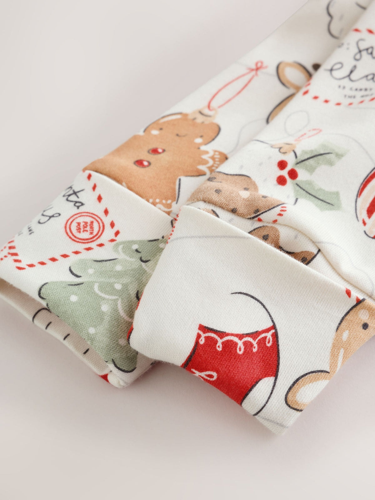 Neutral Bauble Two Way Zip Baby Christmas Sleepsuit (0mths-3yrs)