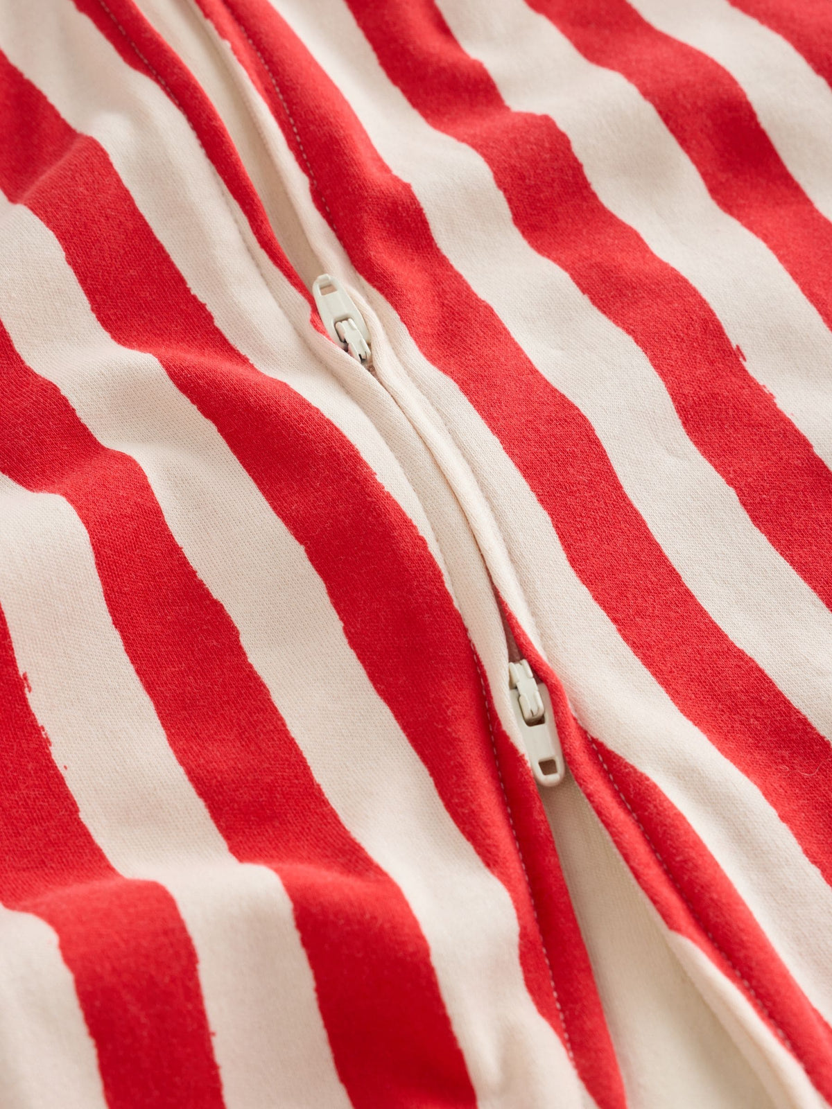 Red My First Christmas Two Way Zip Baby Sleepsuit (0-18mths)